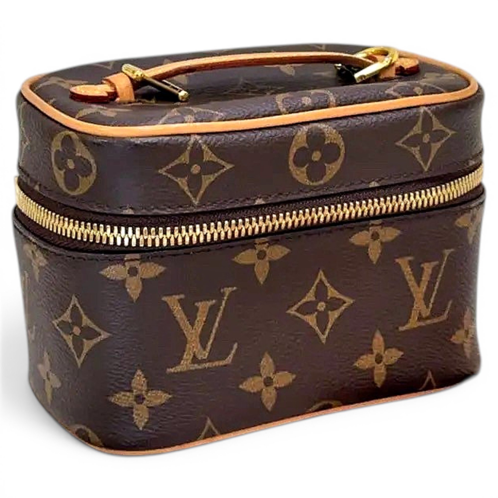Vanity leather handbag