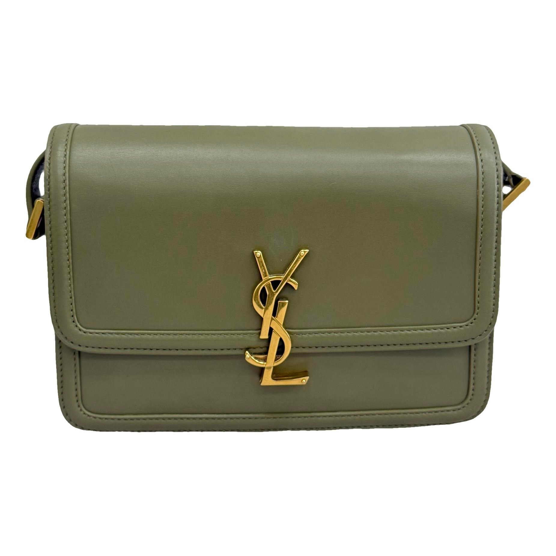 Solférino leather handbag