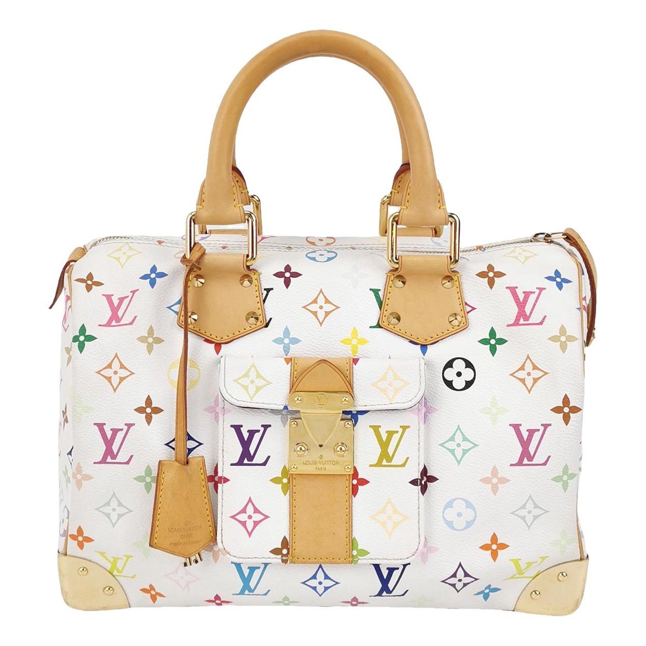 Speedy leather handbag