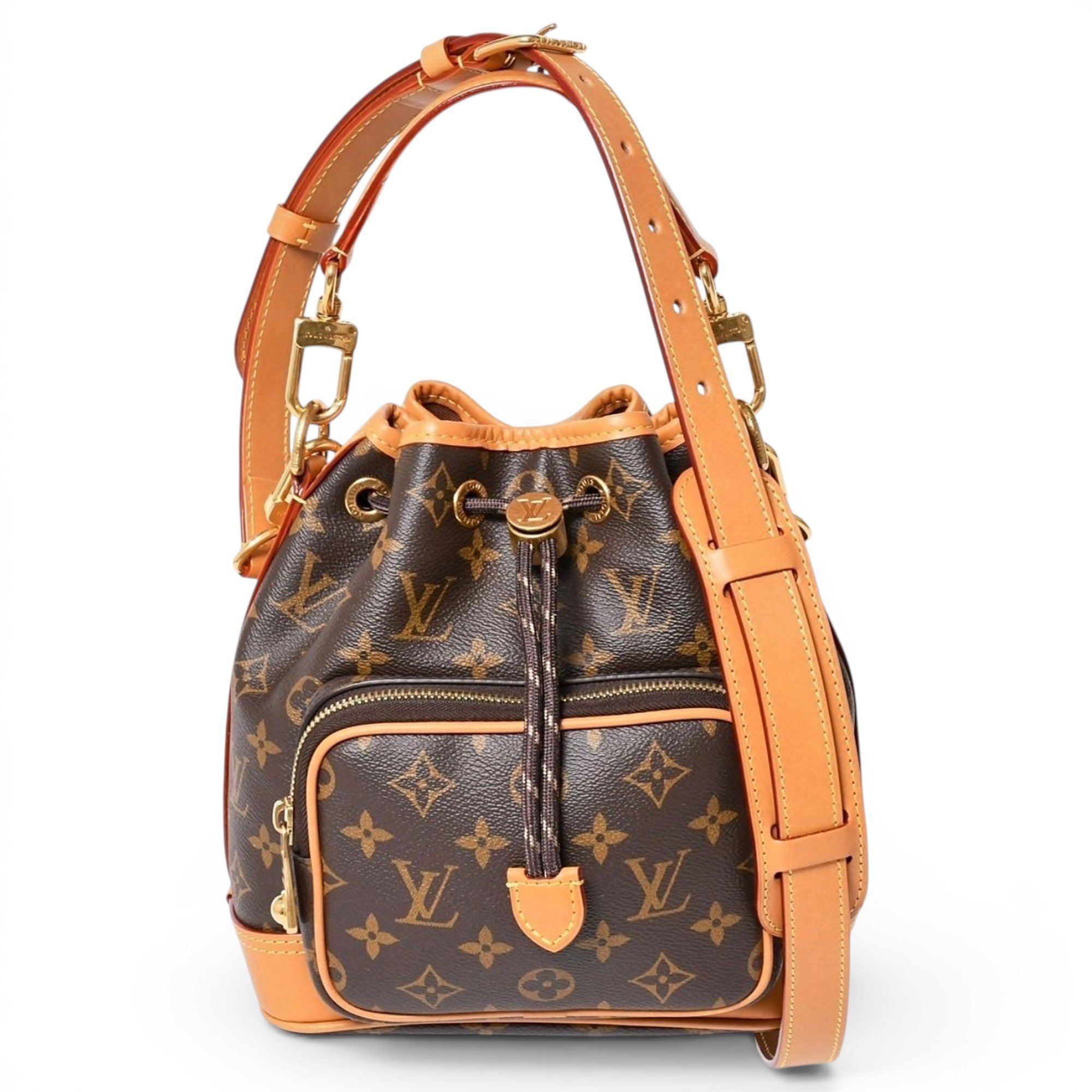 Bucket leather bag
