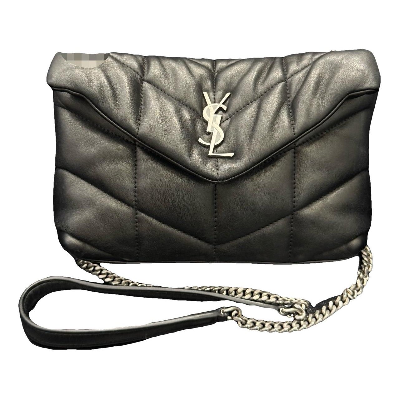 Baby monogramme leather bag