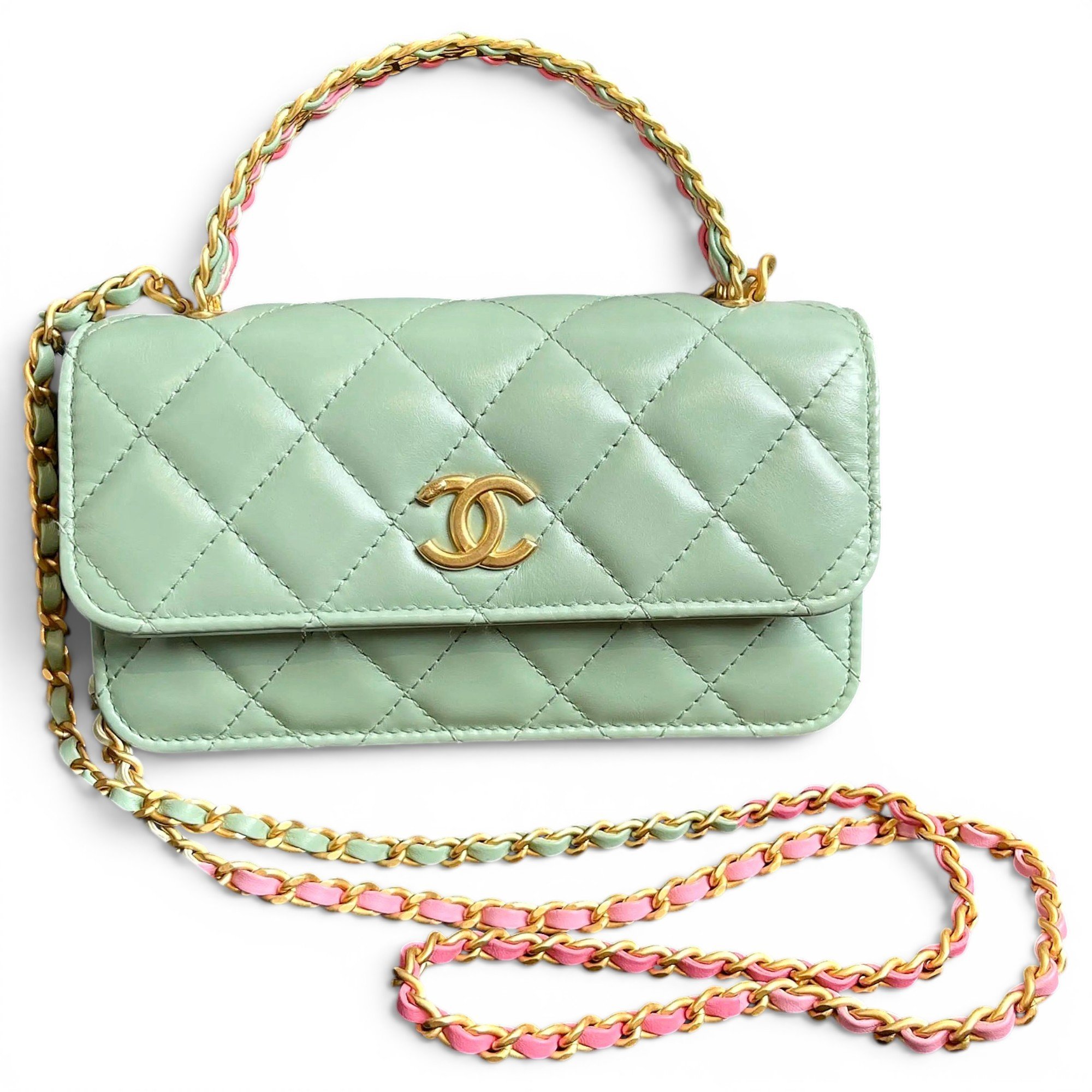 Timeless Classique Top Handle leather handbag