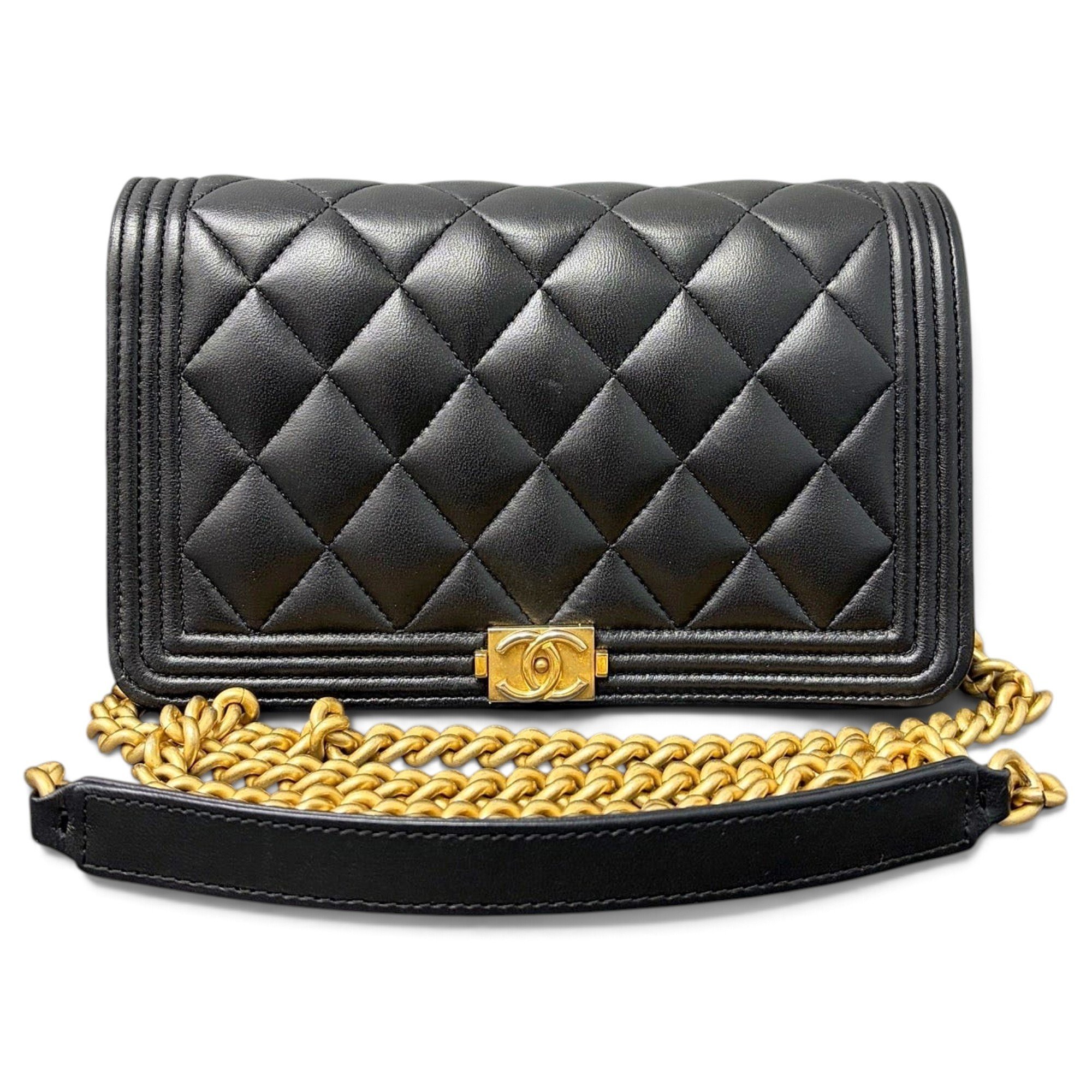 Boy leather crossbody bag