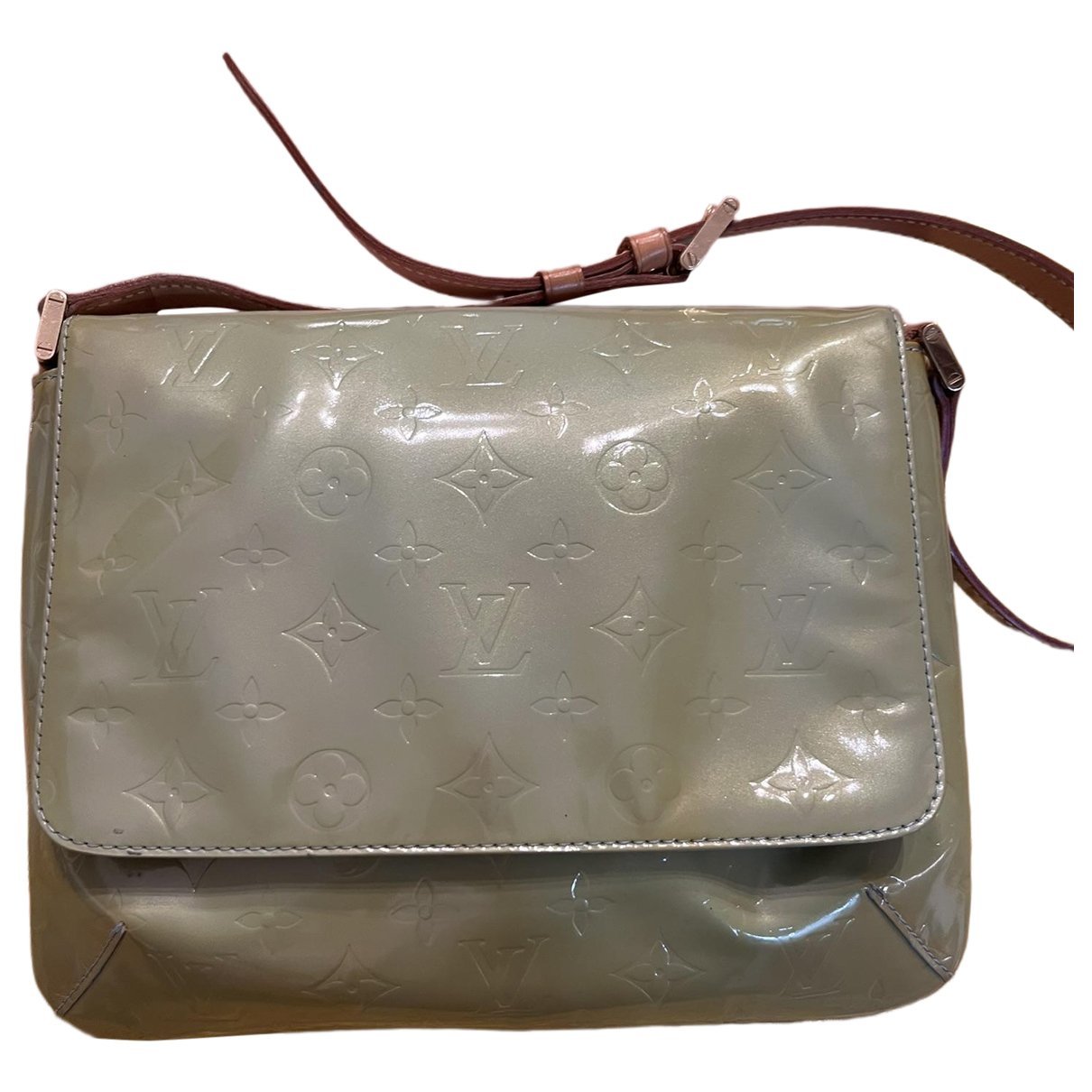 Thompson patent leather handbag