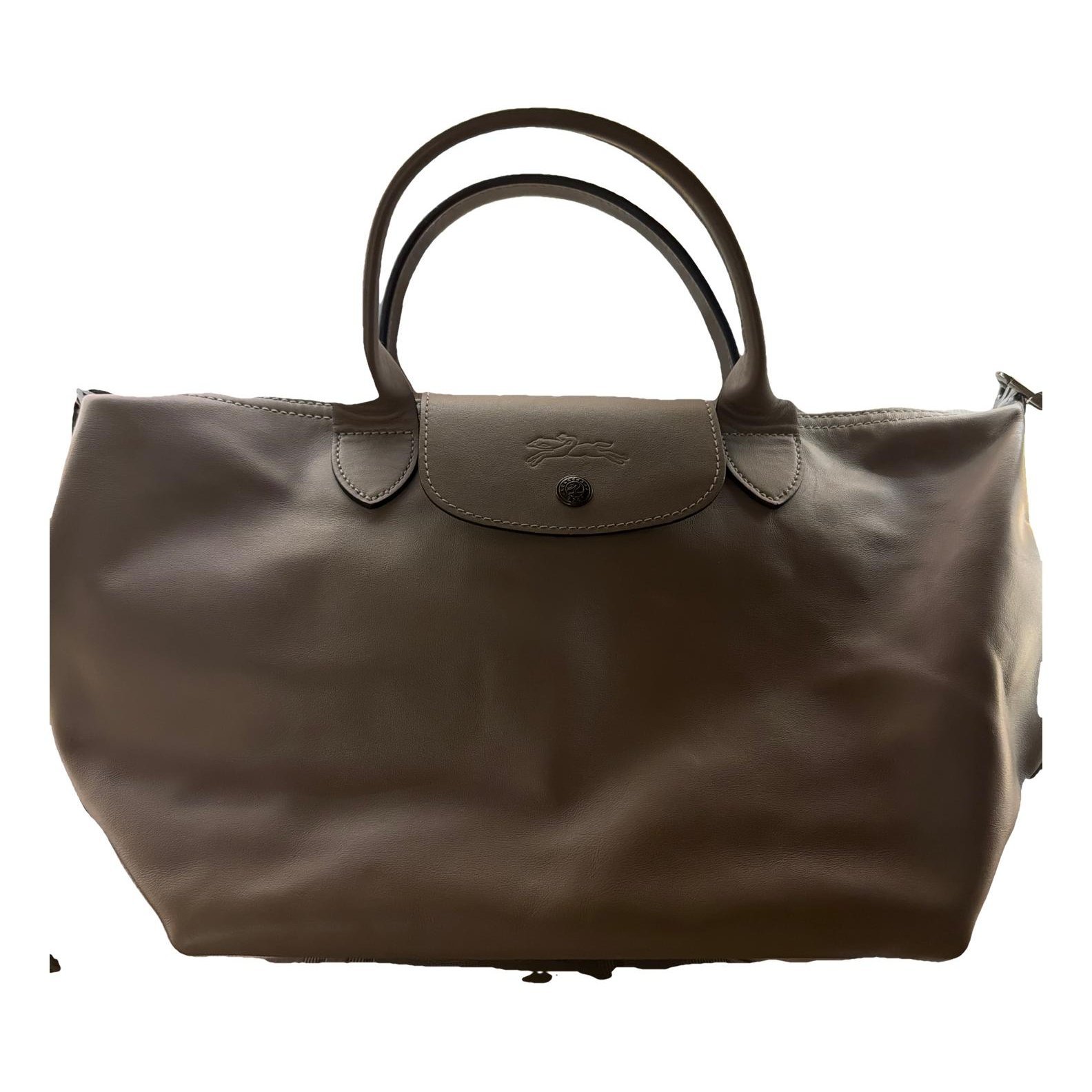 Longchamp Pliage leather handbag