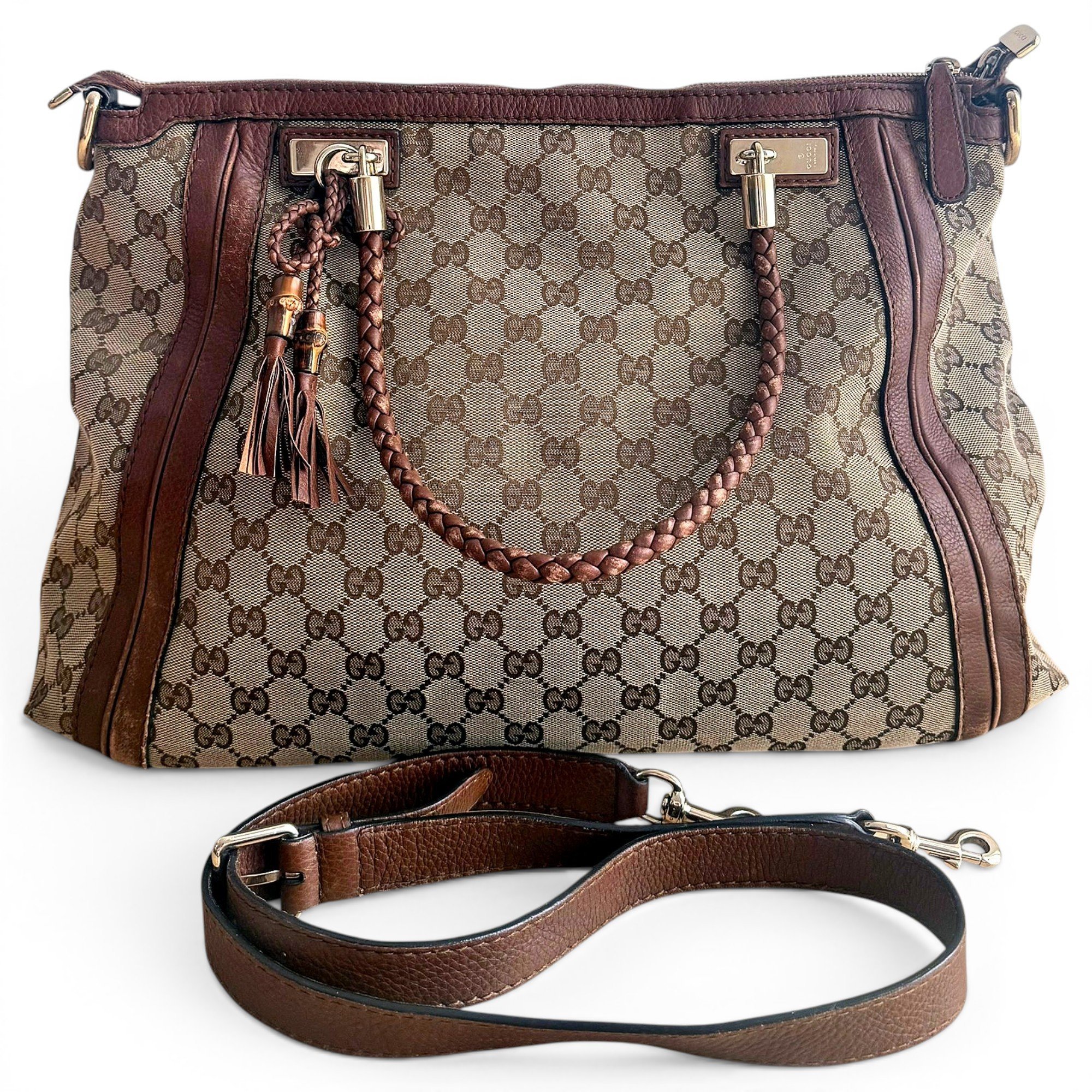 Linen handbag