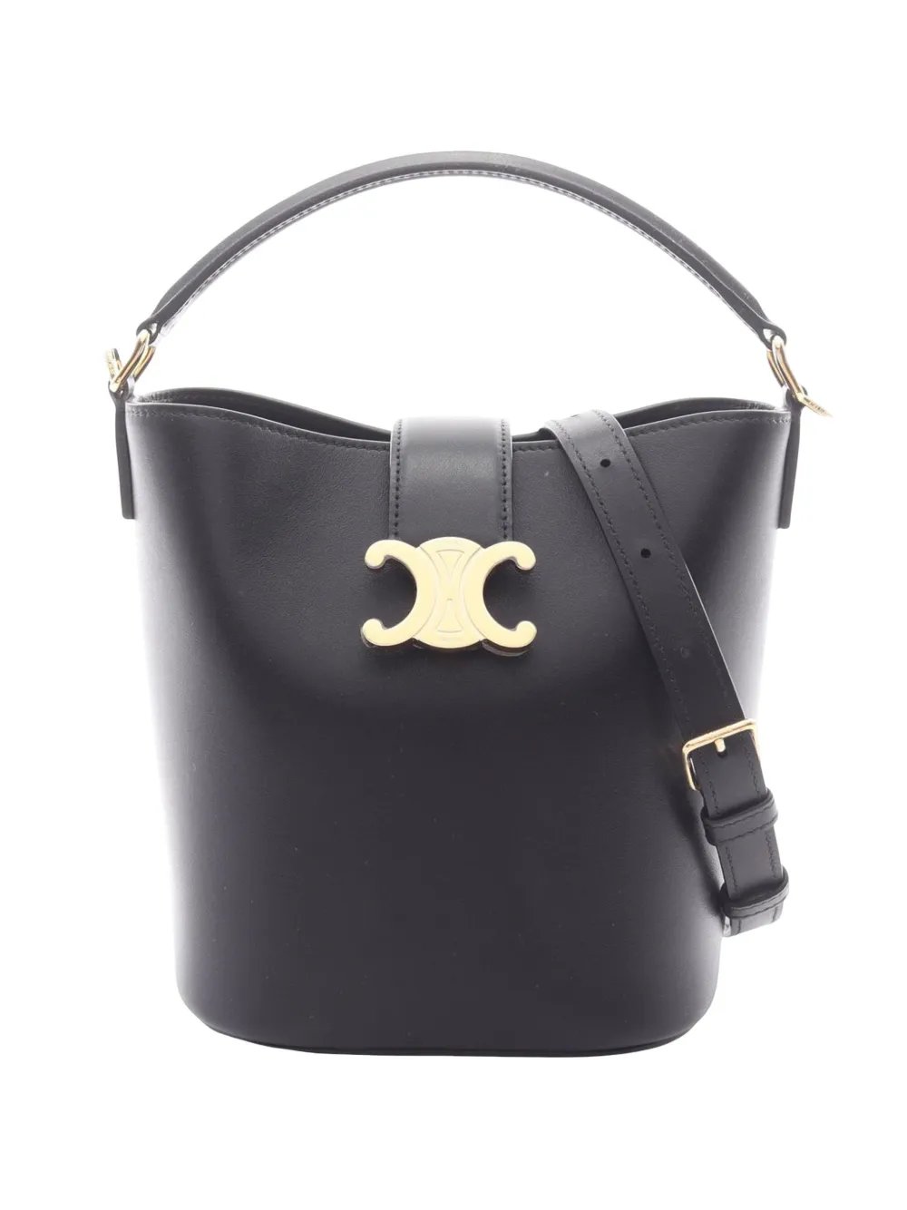 2010-2026 Small Smooth Calfskin Louise Bucket Bag satchel