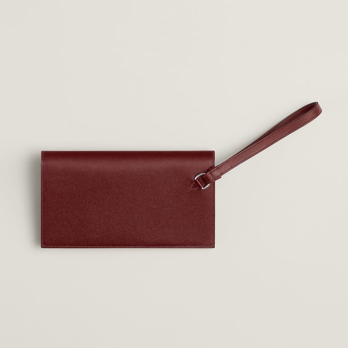 Rouge H Kelly Pocket Long Wallet