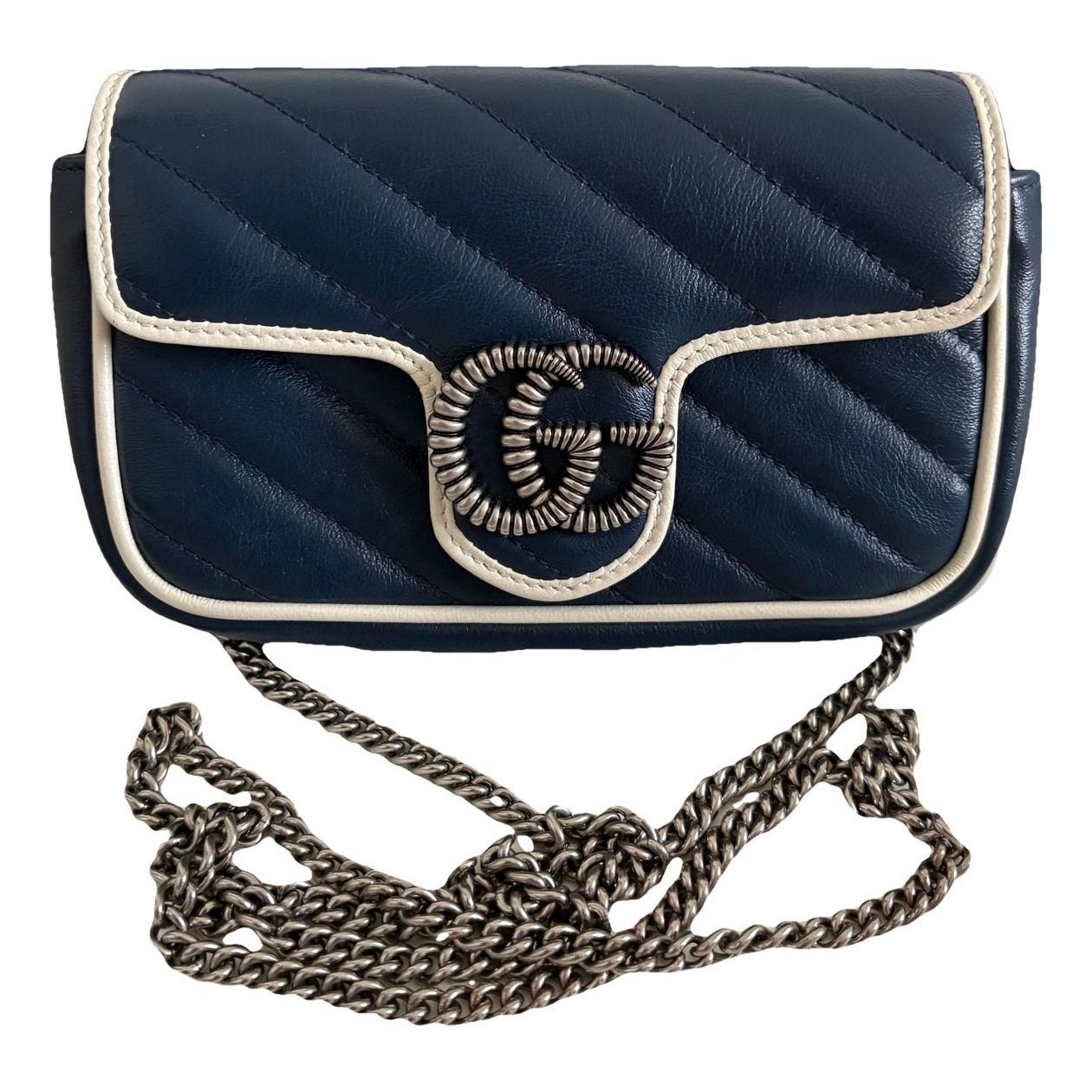 GG Marmont Flap leather crossbody bag