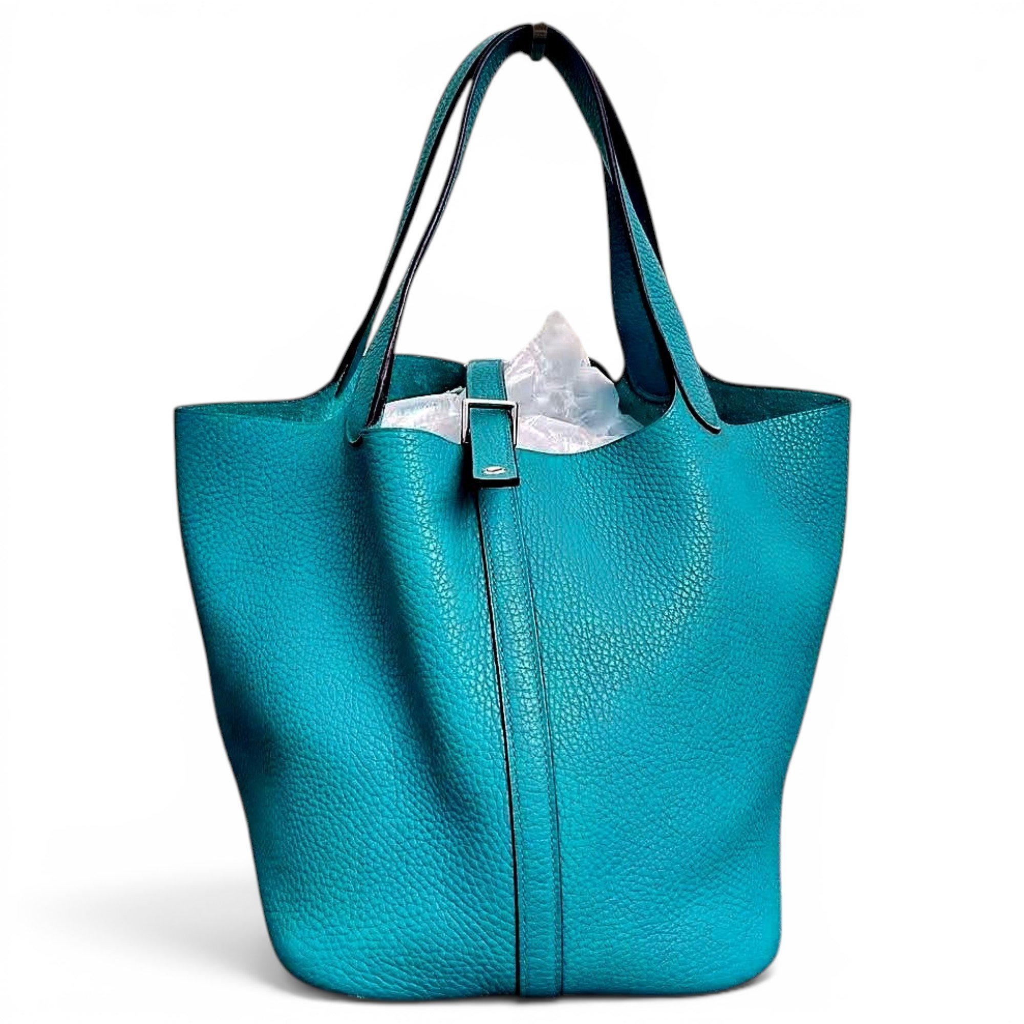 Picotin leather handbag