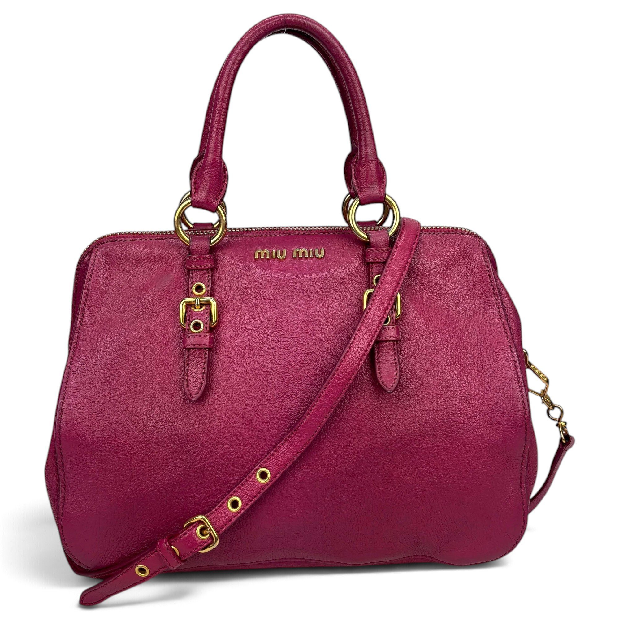 Vitello leather crossbody bag