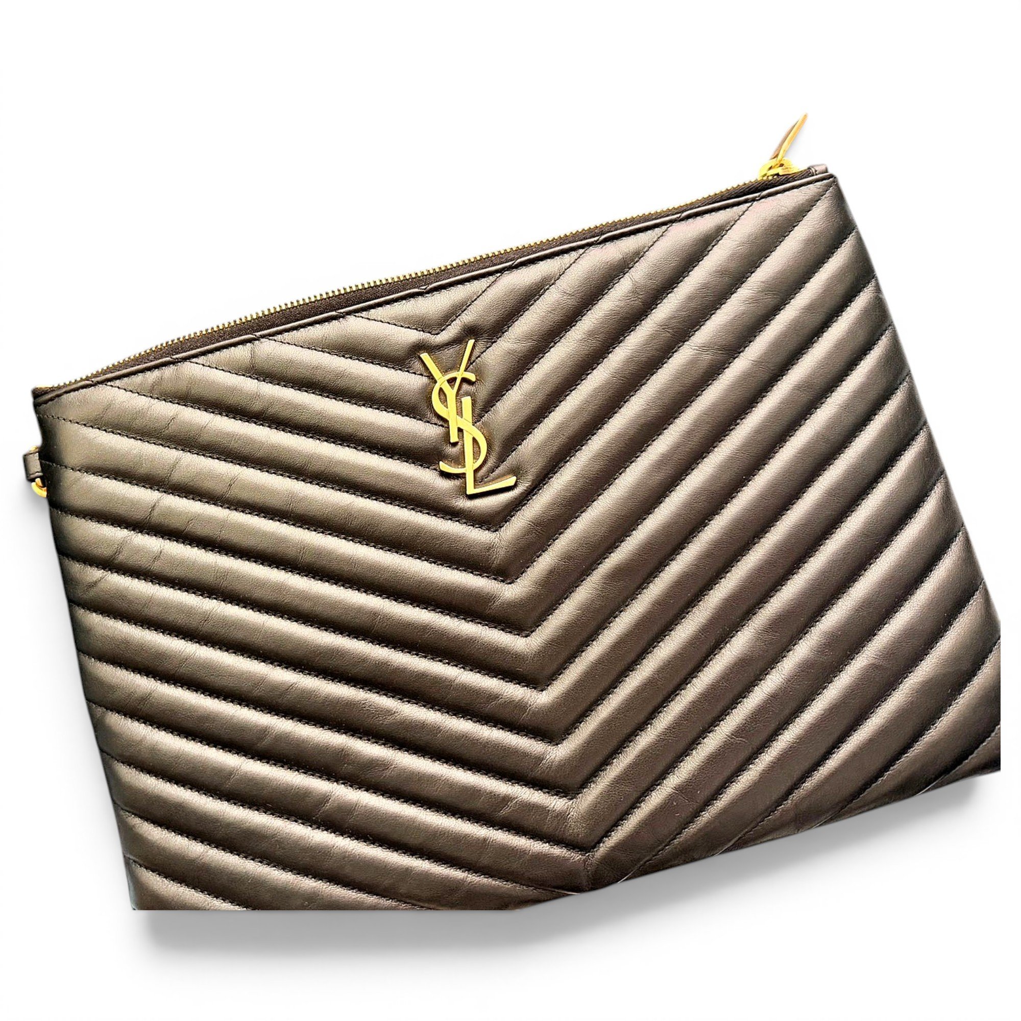 New Jolie leather clutch bag