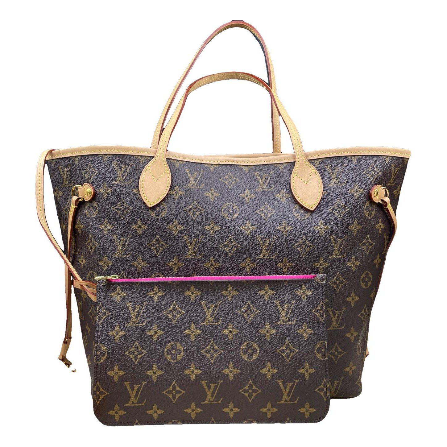 Neverfull leather tote