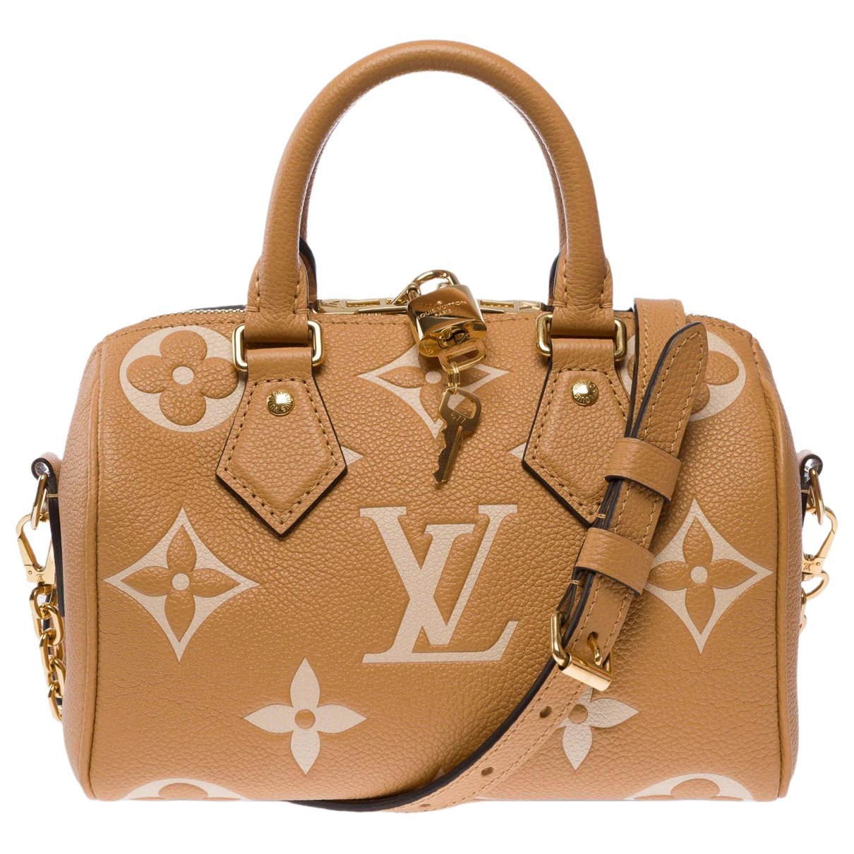 Speedy leather handbag