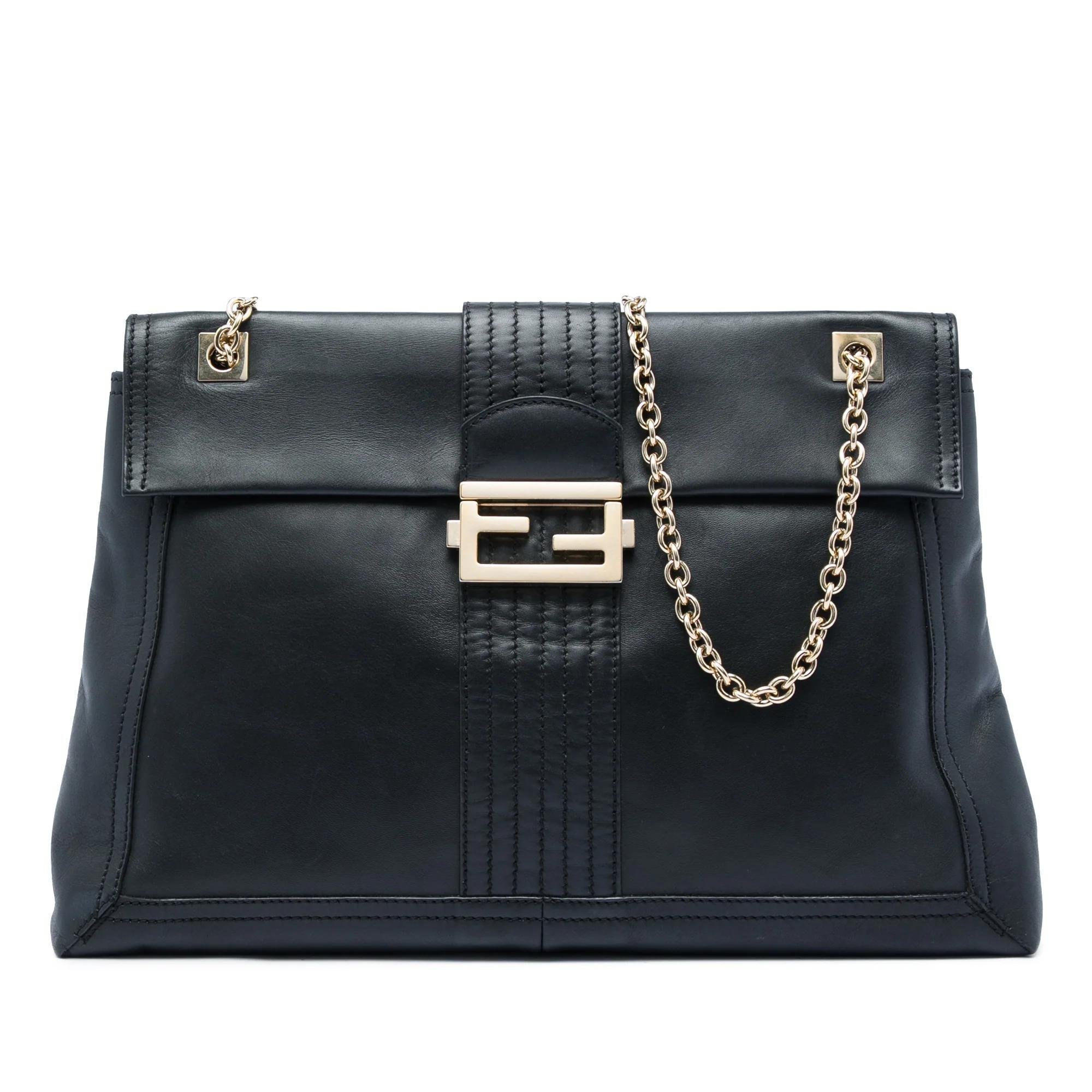 Baguette pony-style calfskin handbag