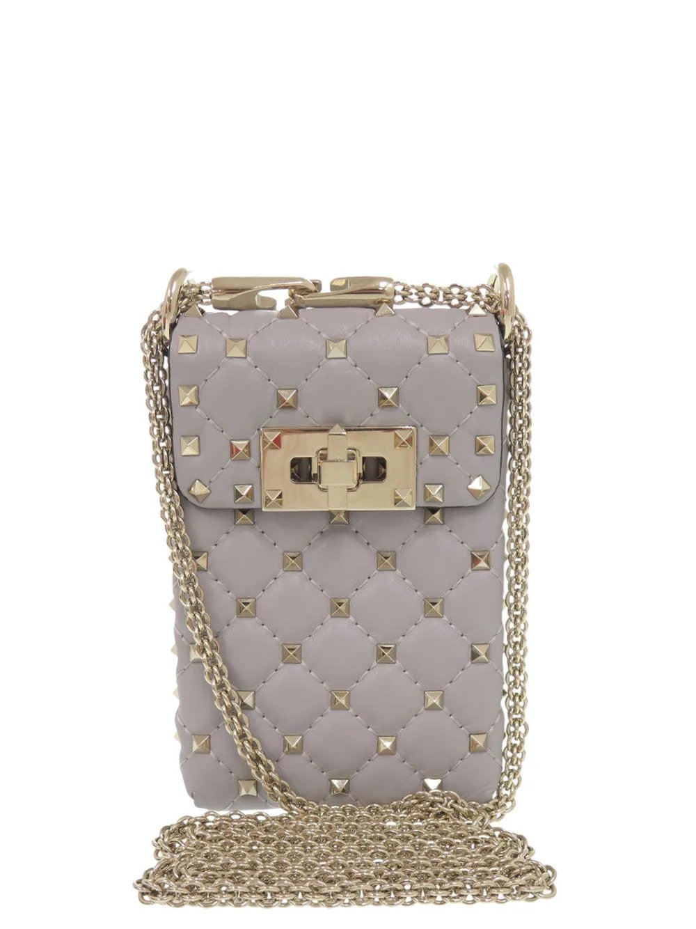 Valentino Garavani 2010-2016 Lambskin Rockstud Spike Phone Case crossbody bag