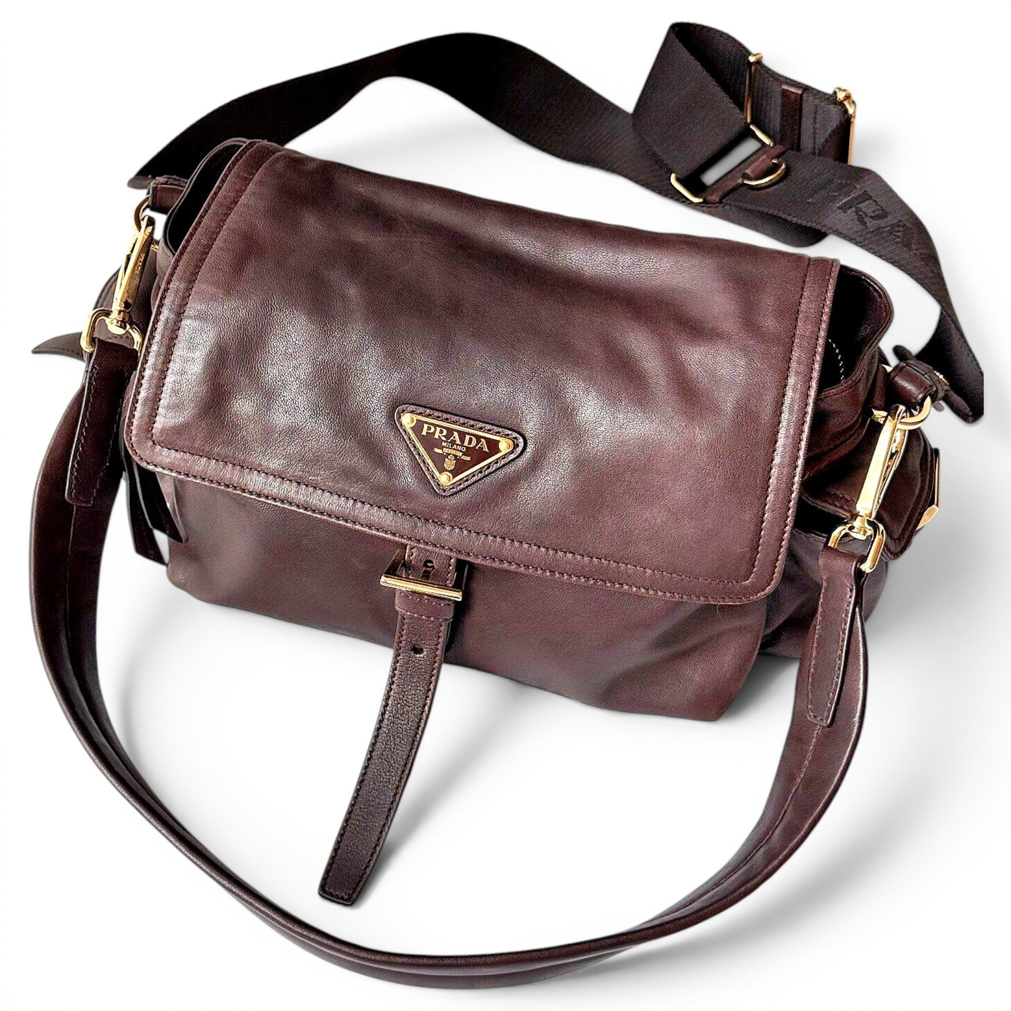 Leather handbag