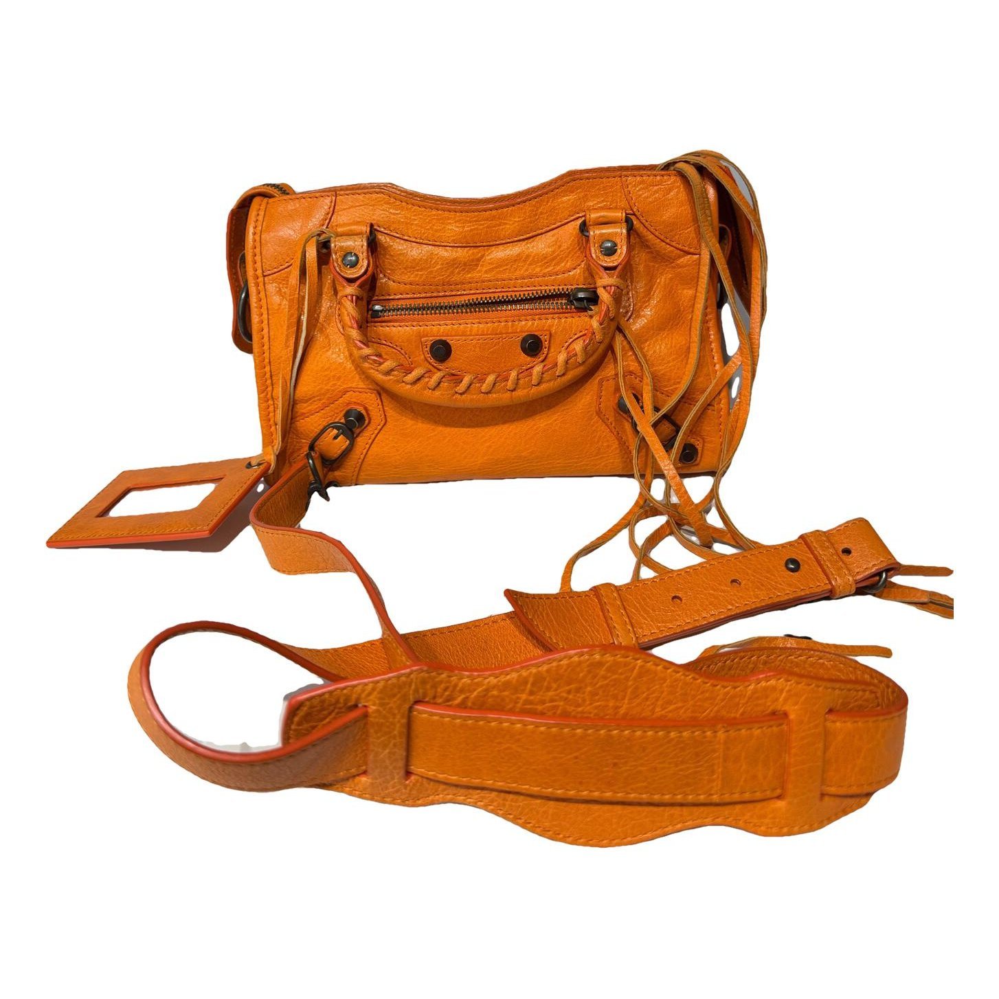 Leather handbag