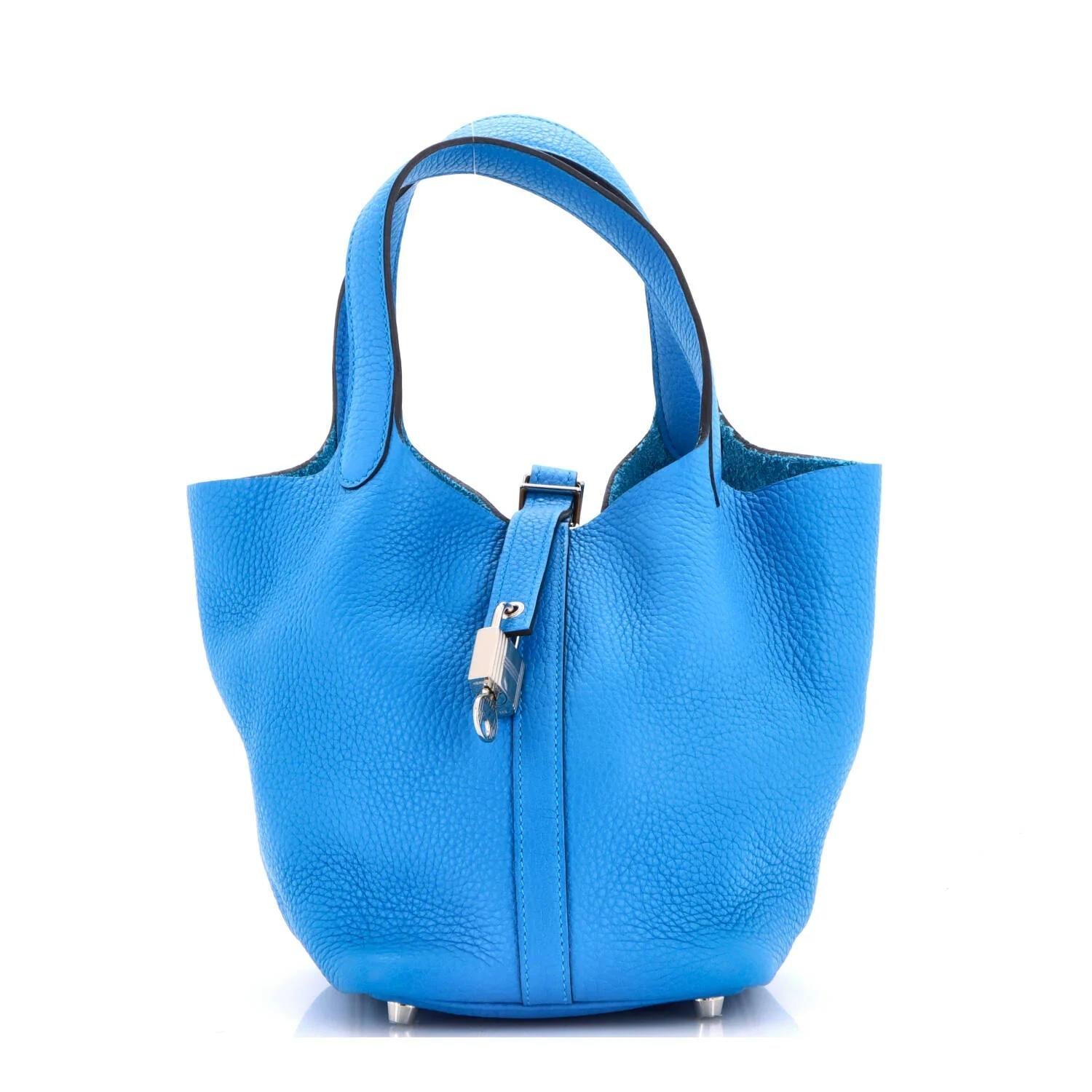 Picotin leather handbag