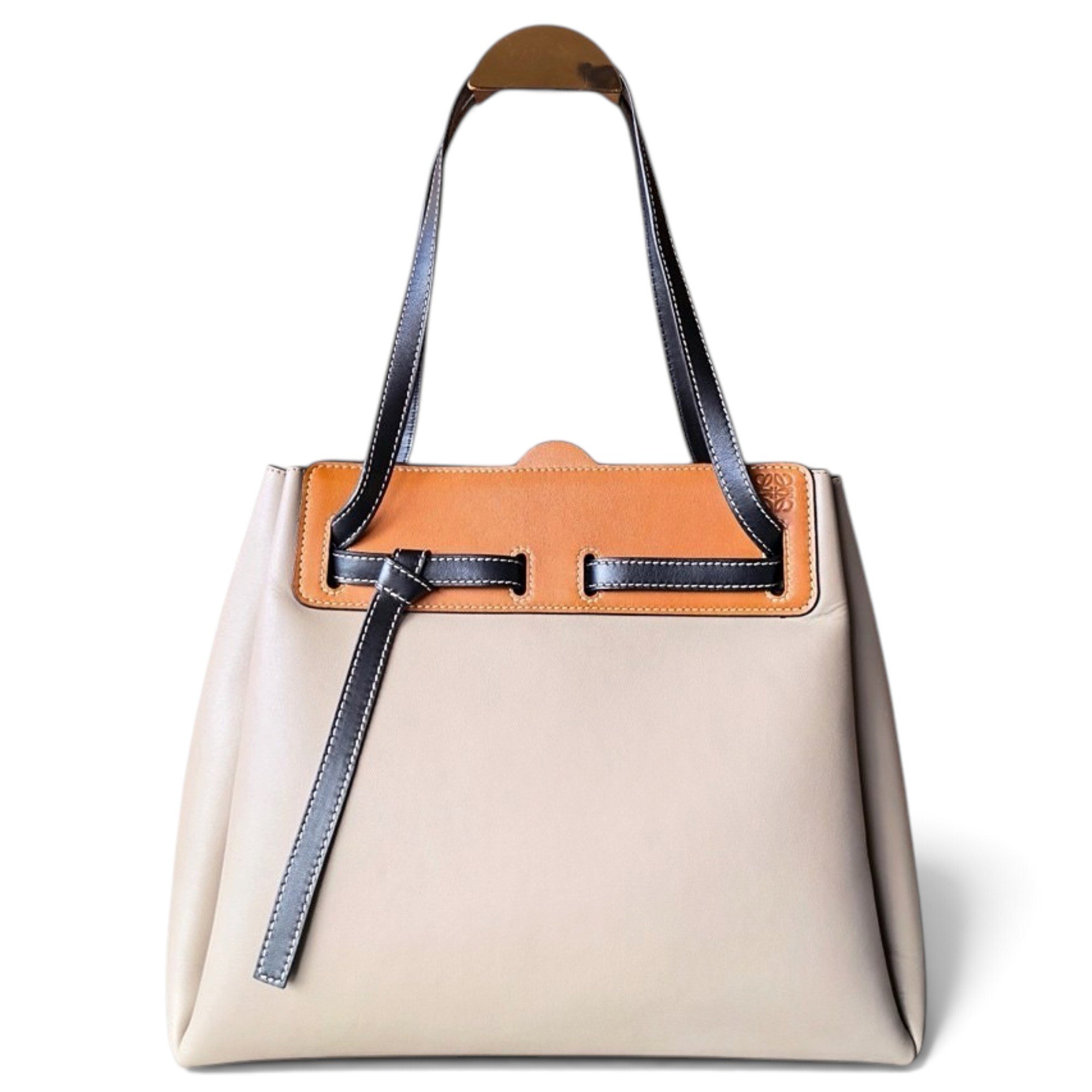 Lazo leather handbag