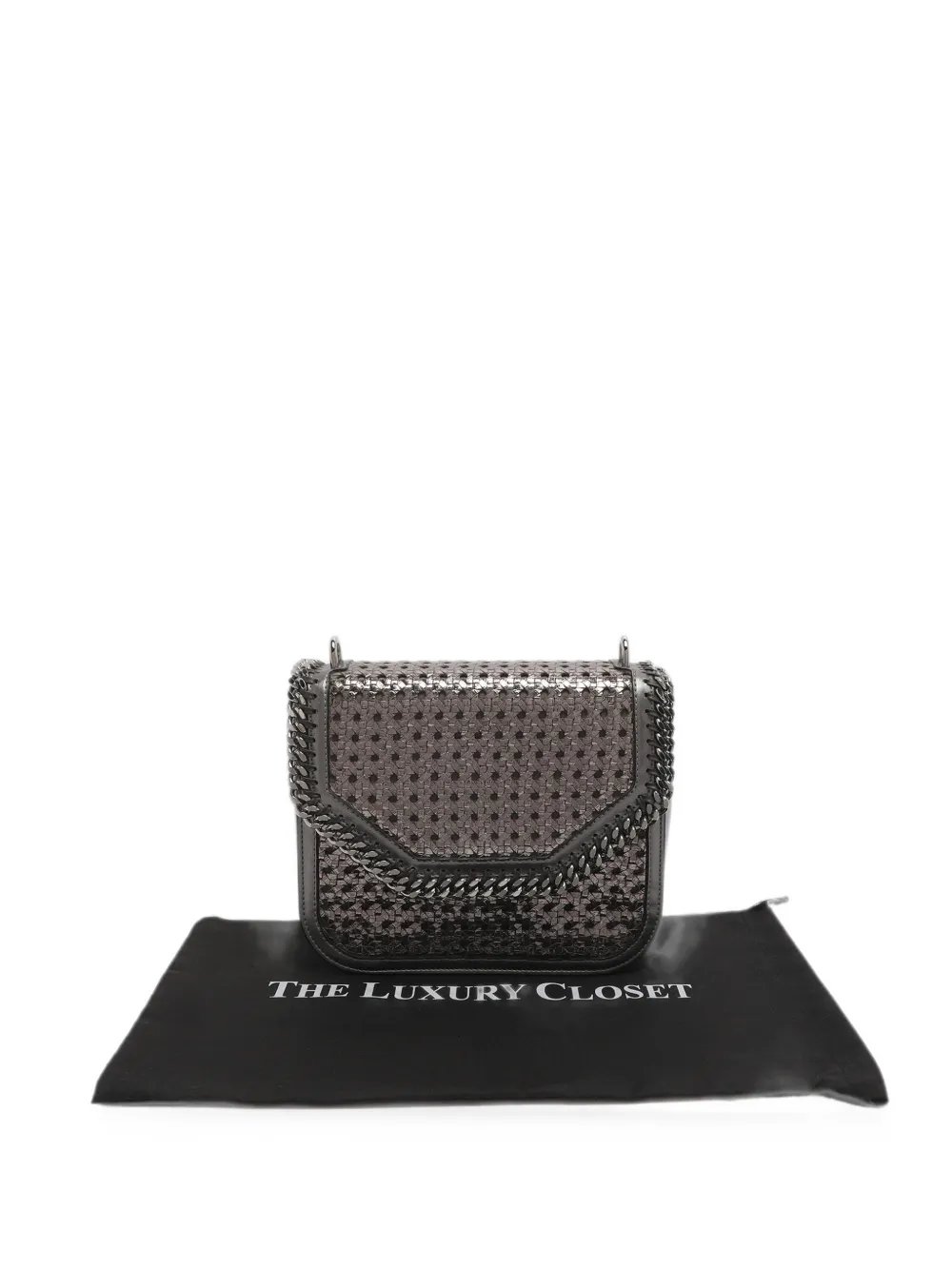 Falabella Box woven crossbody bag