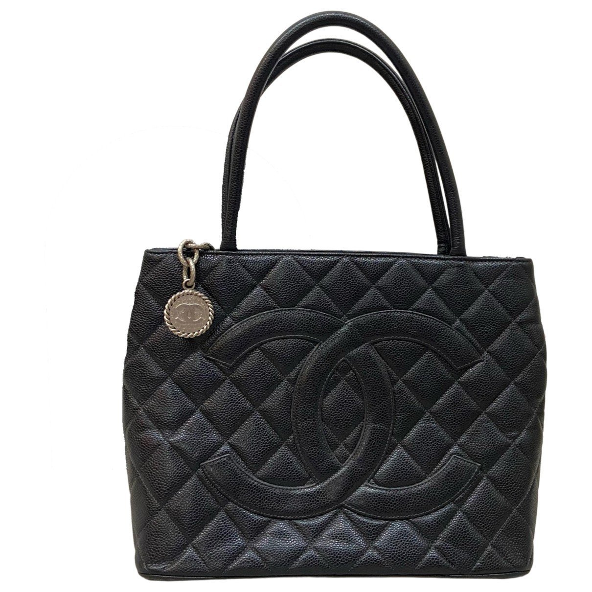 Médaillon leather tote