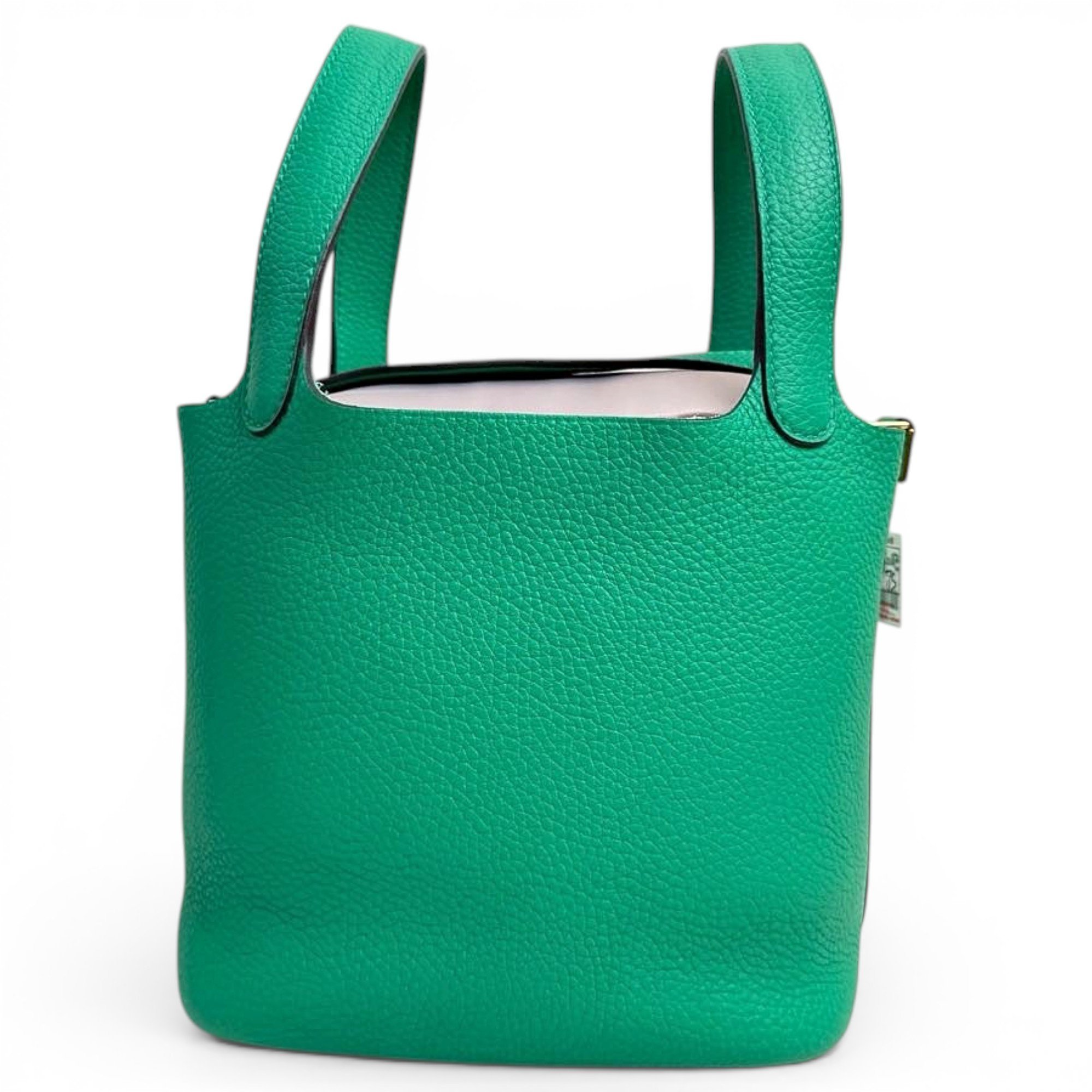 Hermes Picotin Handbag Bambou Togo Leather