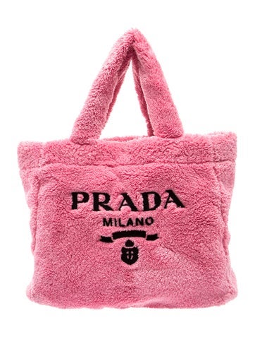 Enameled Metal Triangle Fur Tote