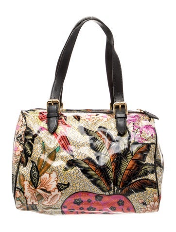 Leather Top Handle Bag