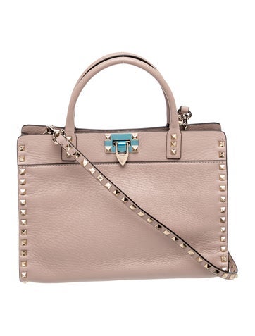 Valentino Rockstud Top Handle Bag