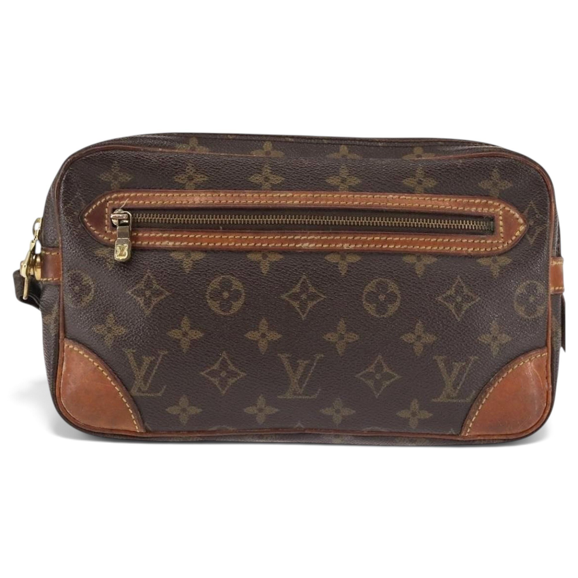 Marly Dragonne leather clutch bag