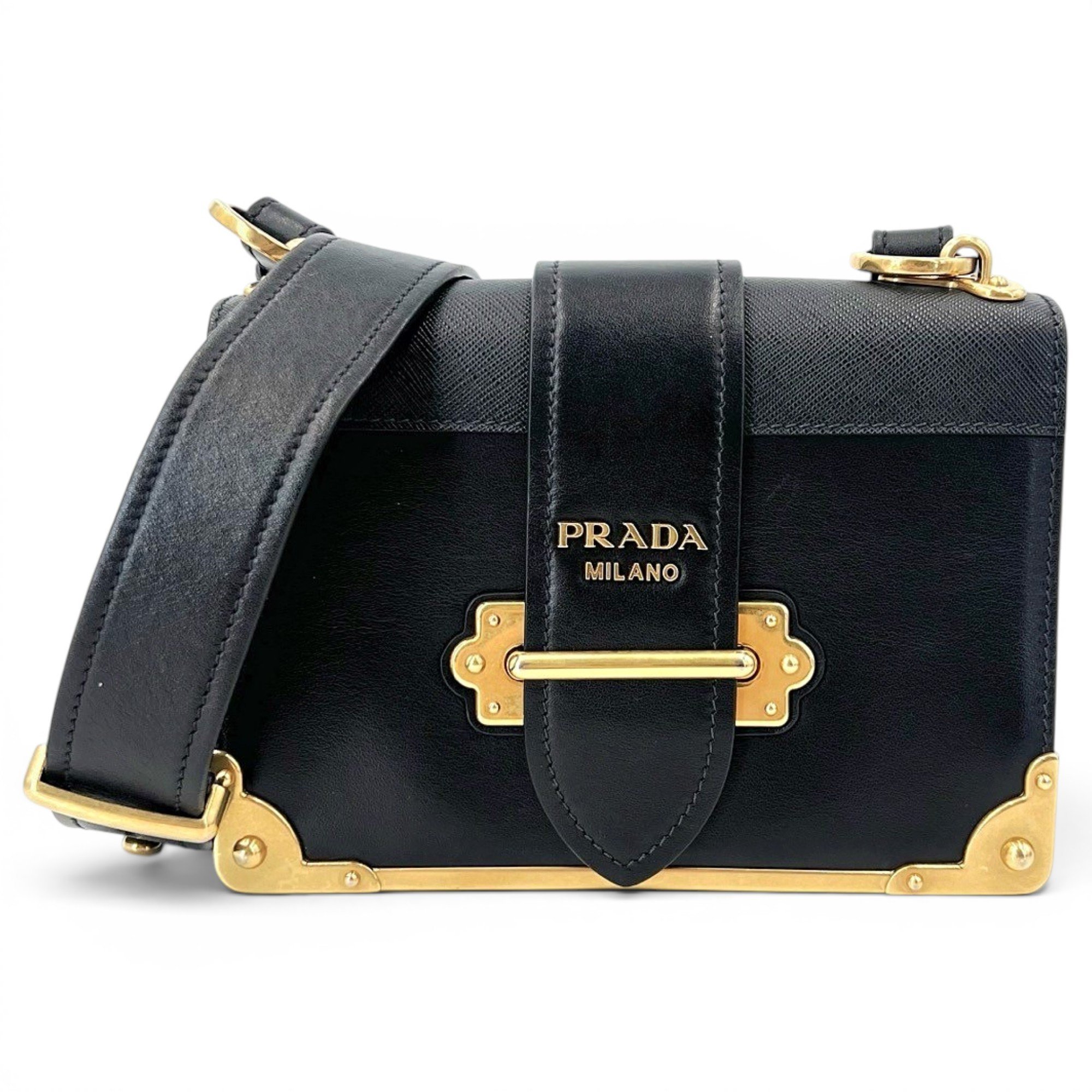 Cahier leather handbag