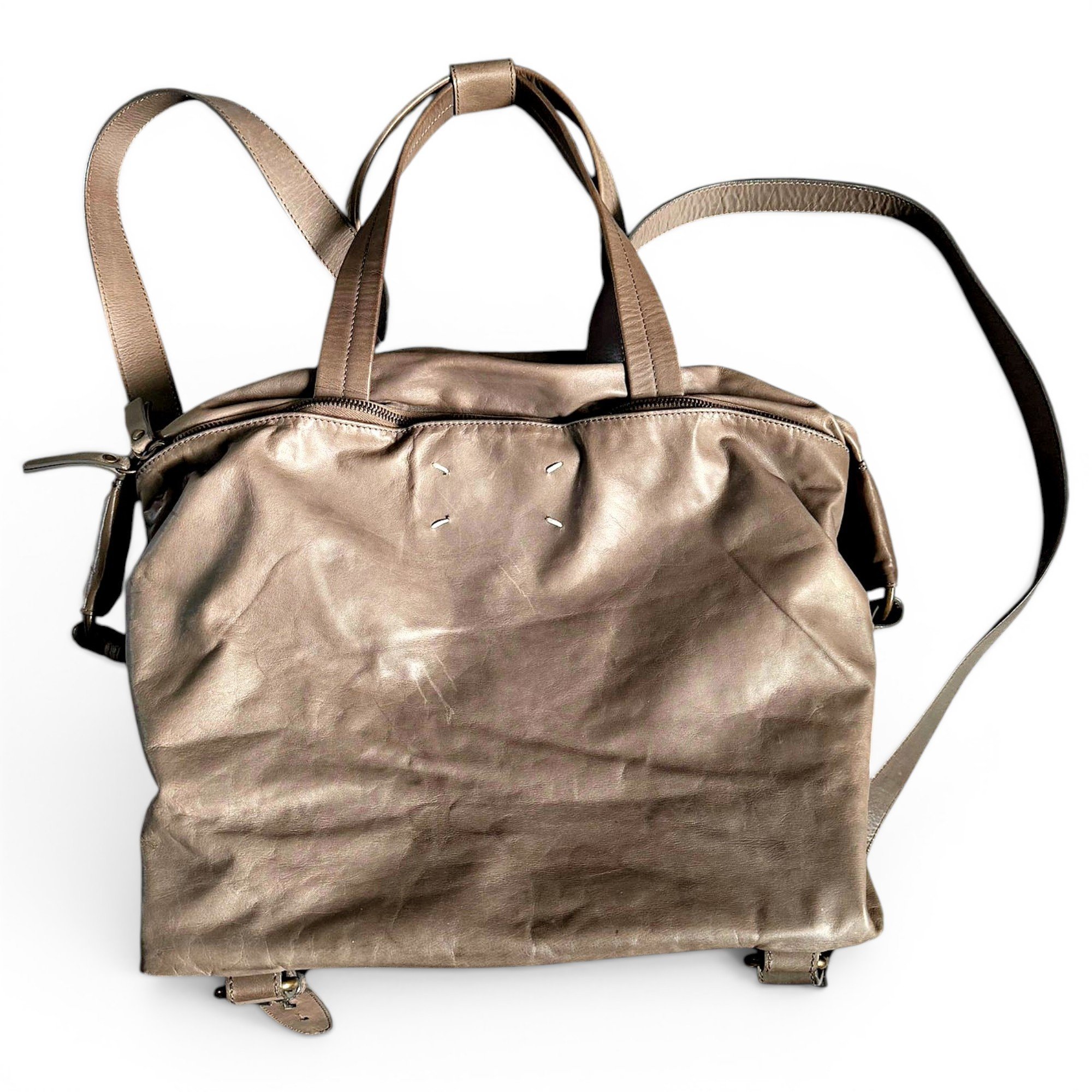 Leather handbag
