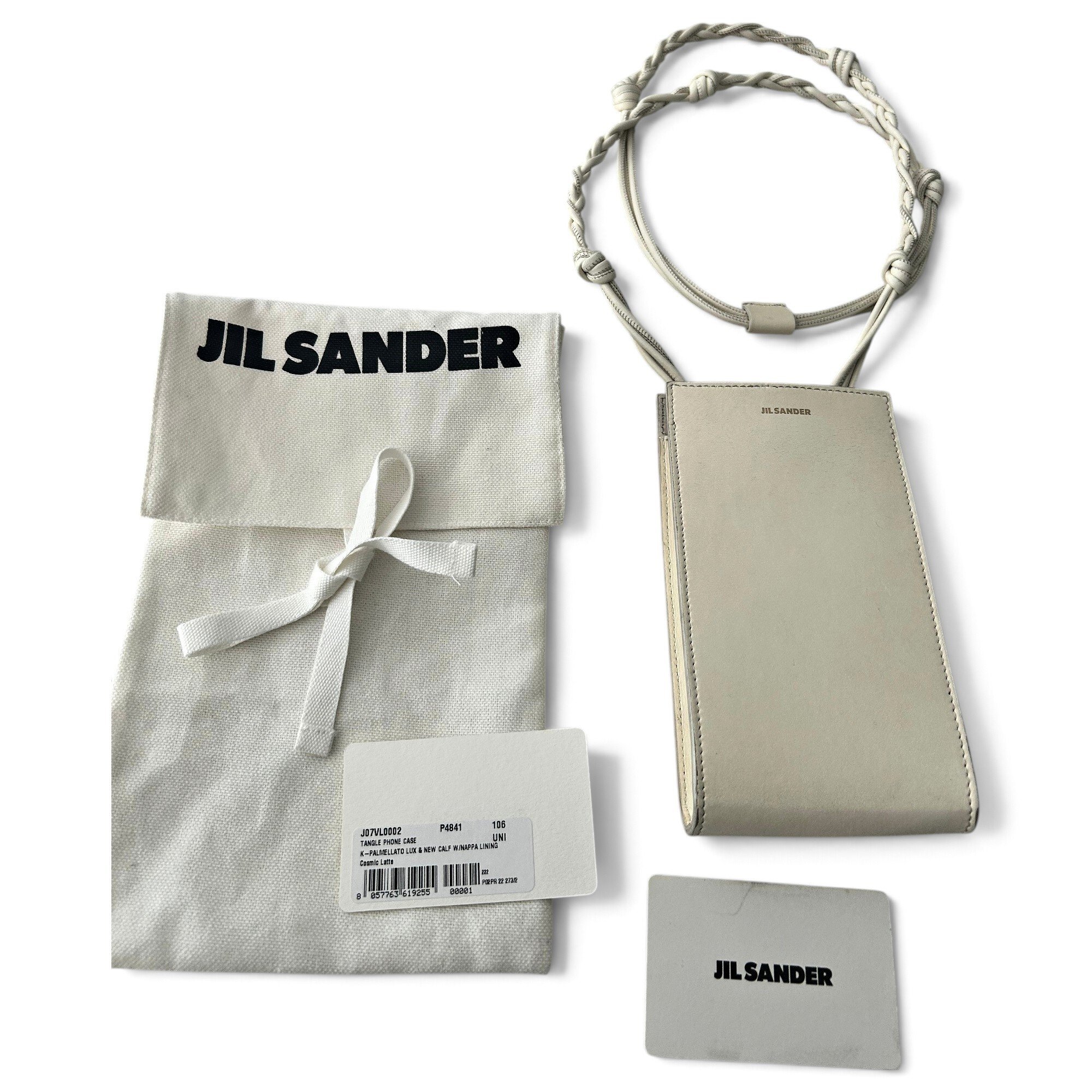 Jil Sander Tangle leather crossbody bag