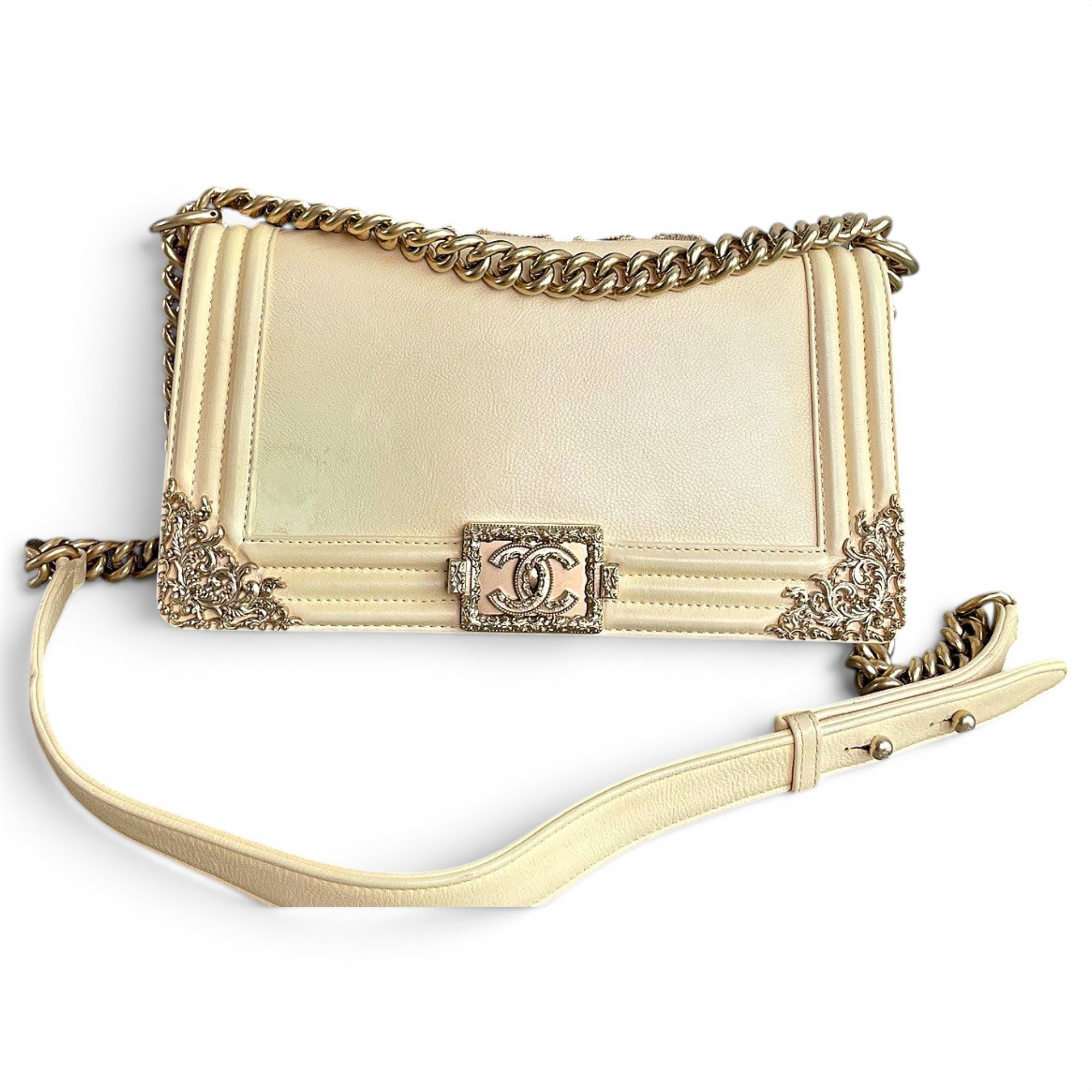 Boy leather crossbody bag