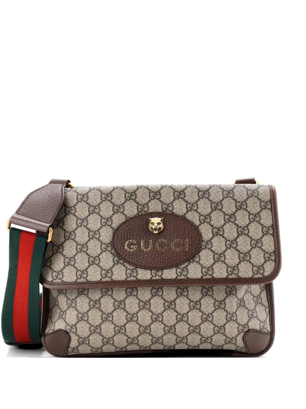 Neo Vintage Flap Messenger GG Coated Canvas Medium crossbody bag