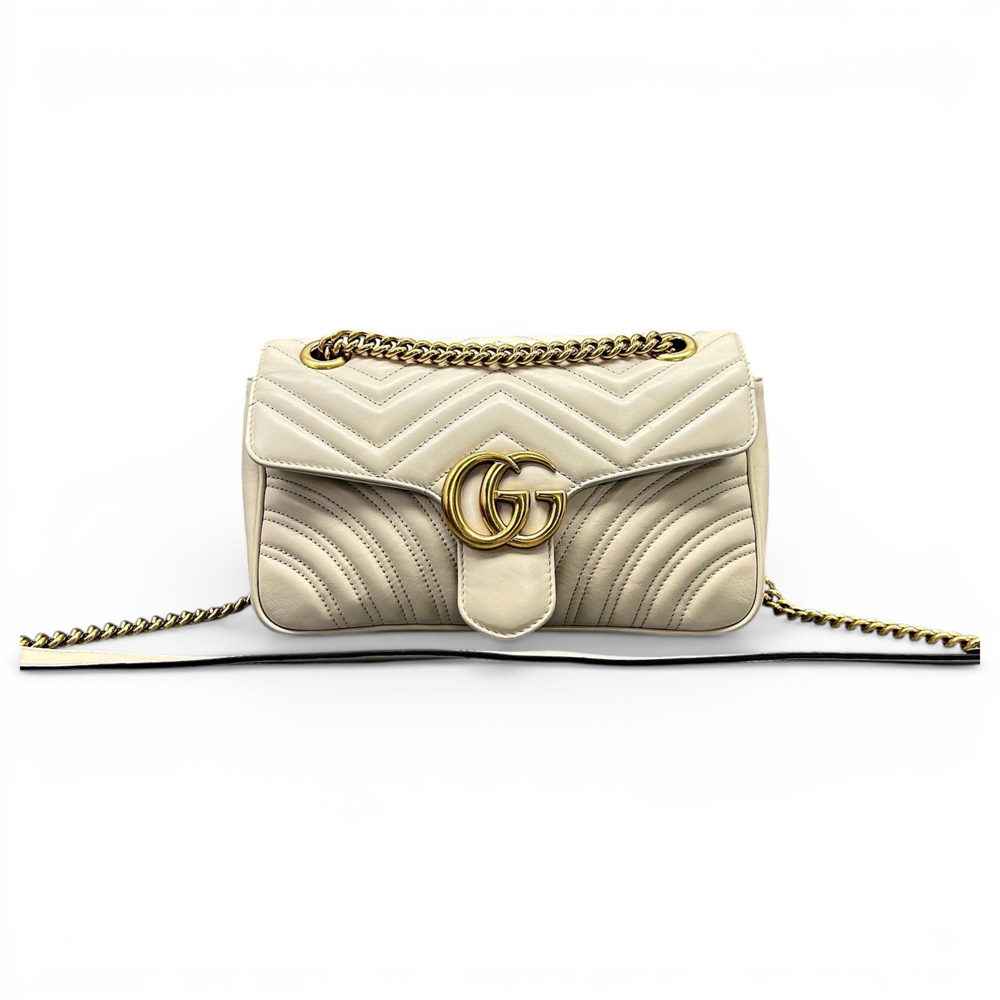 GG Marmont Flap leather handbag