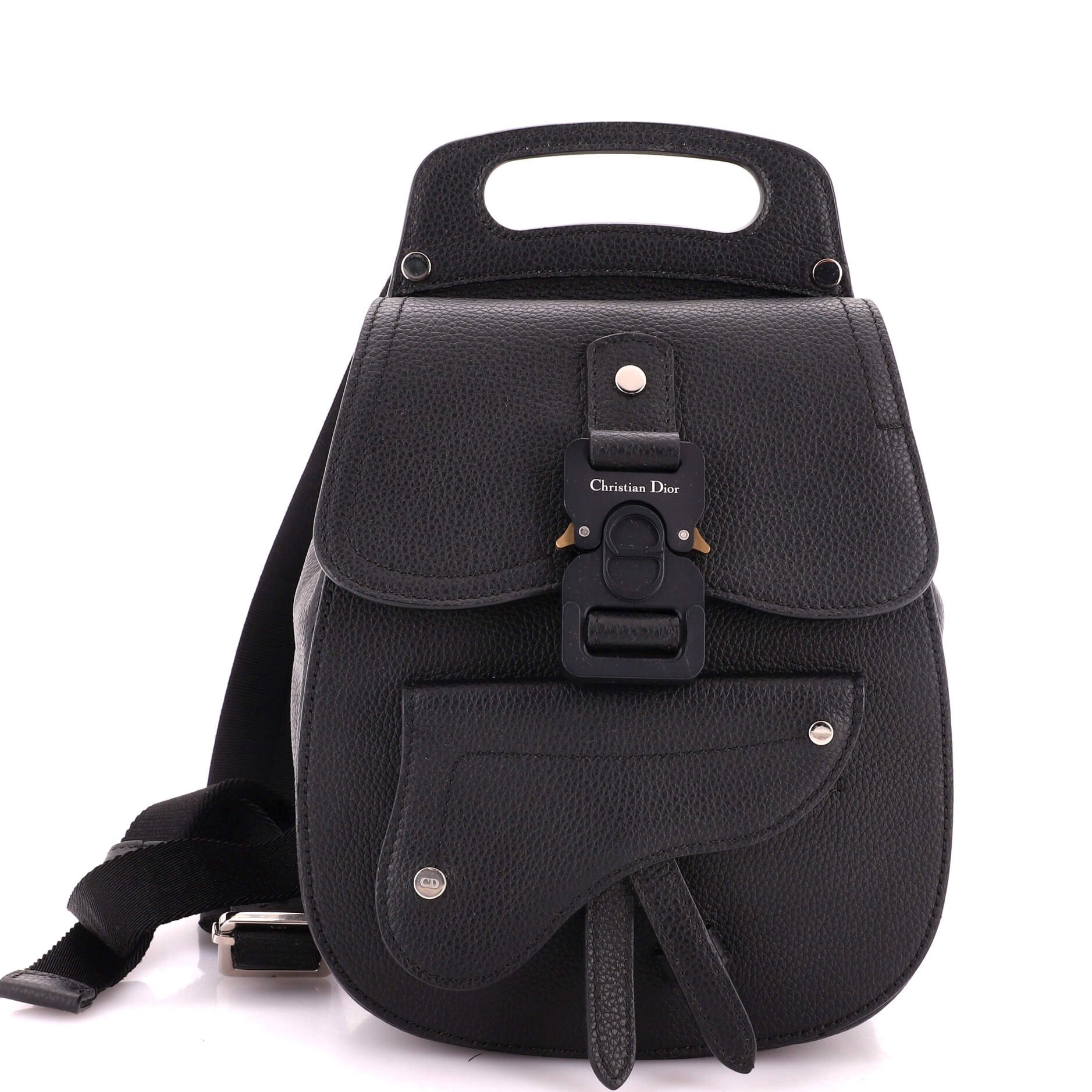 Saddle Backpack Leather Mini