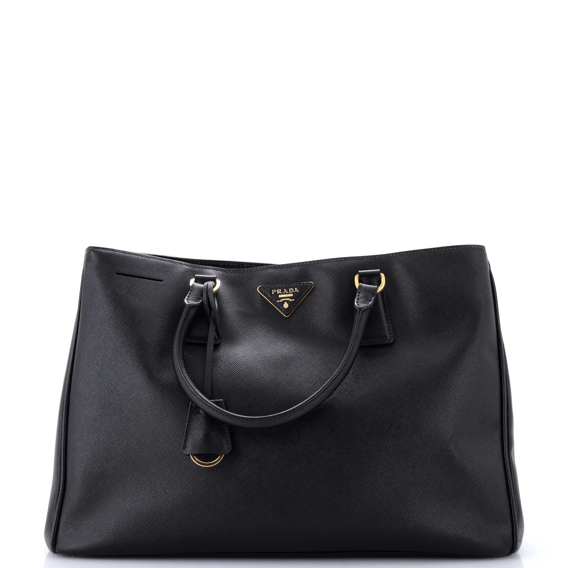 Leather tote