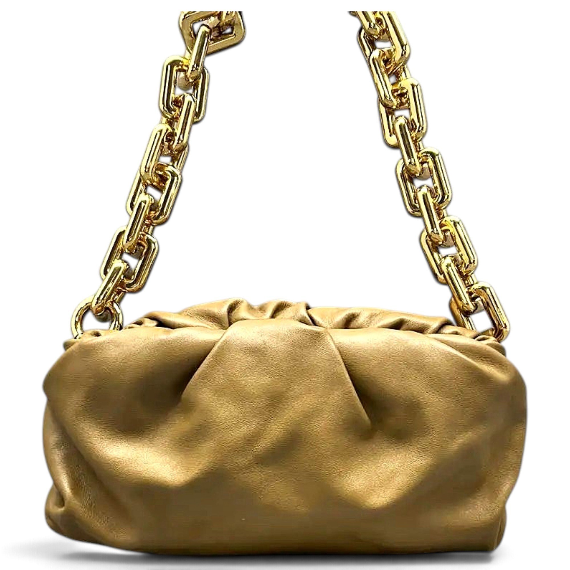 Chain Pouch leather handbag