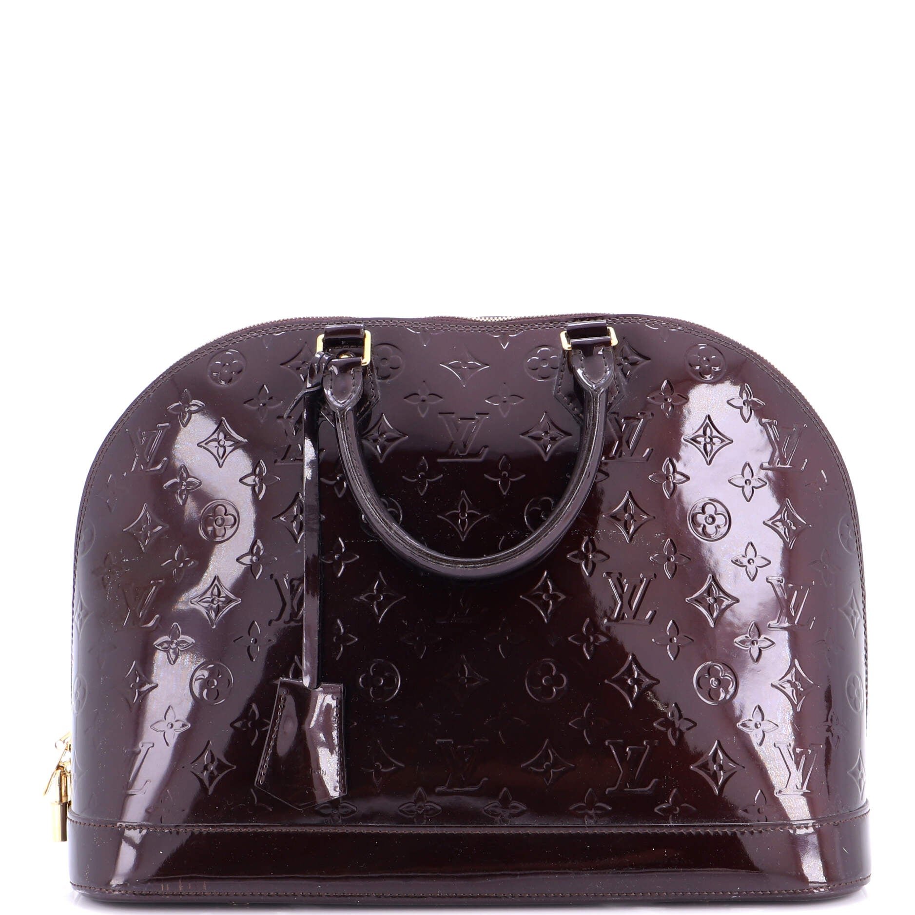 Alma Handbag Monogram Vernis GM