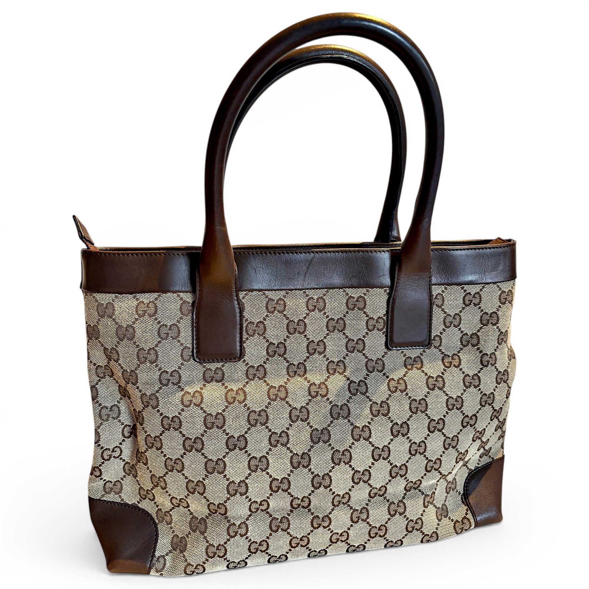 Leather tote