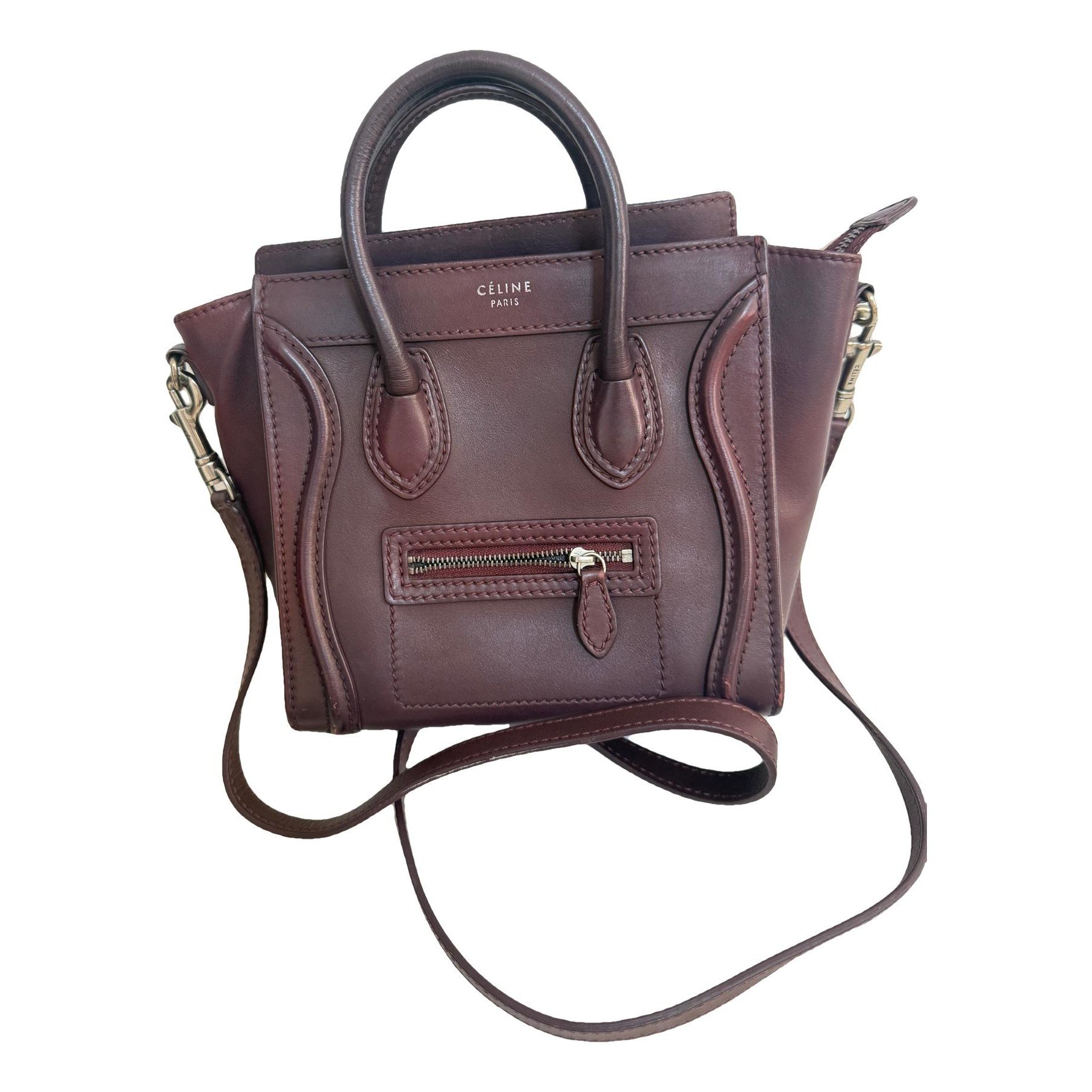 Nano Luggage leather handbag