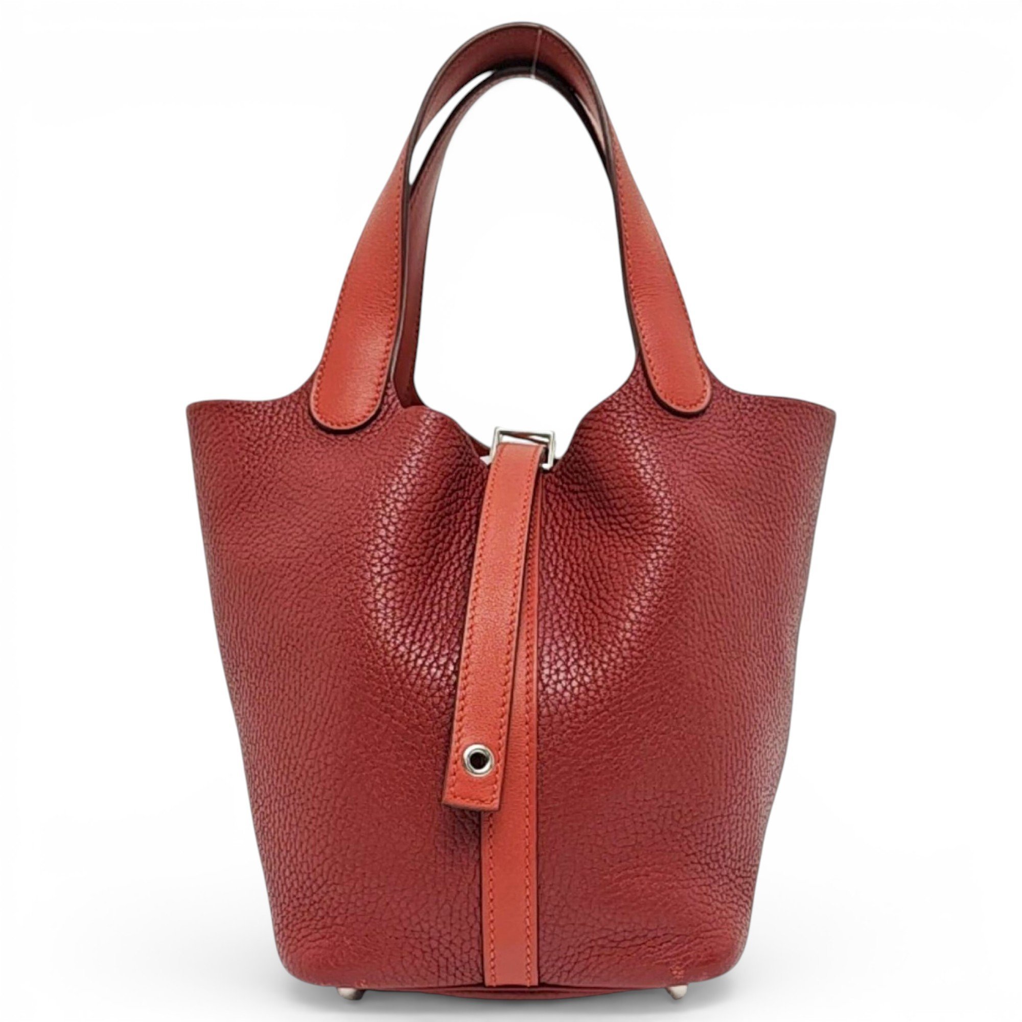 Picotin leather handbag