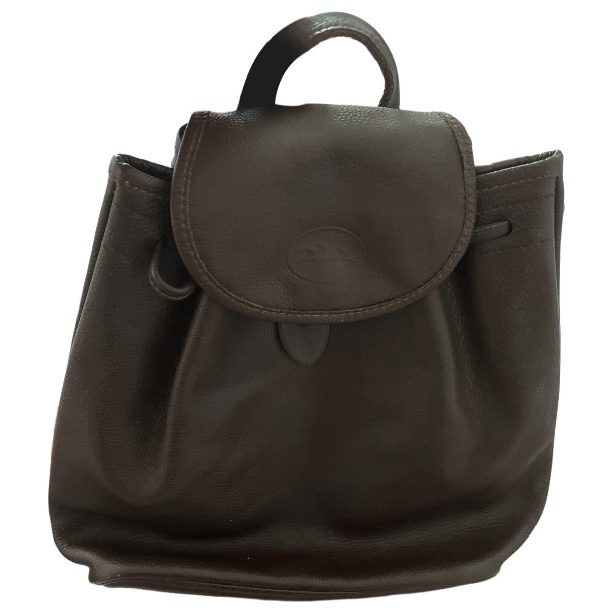 Leather backpack