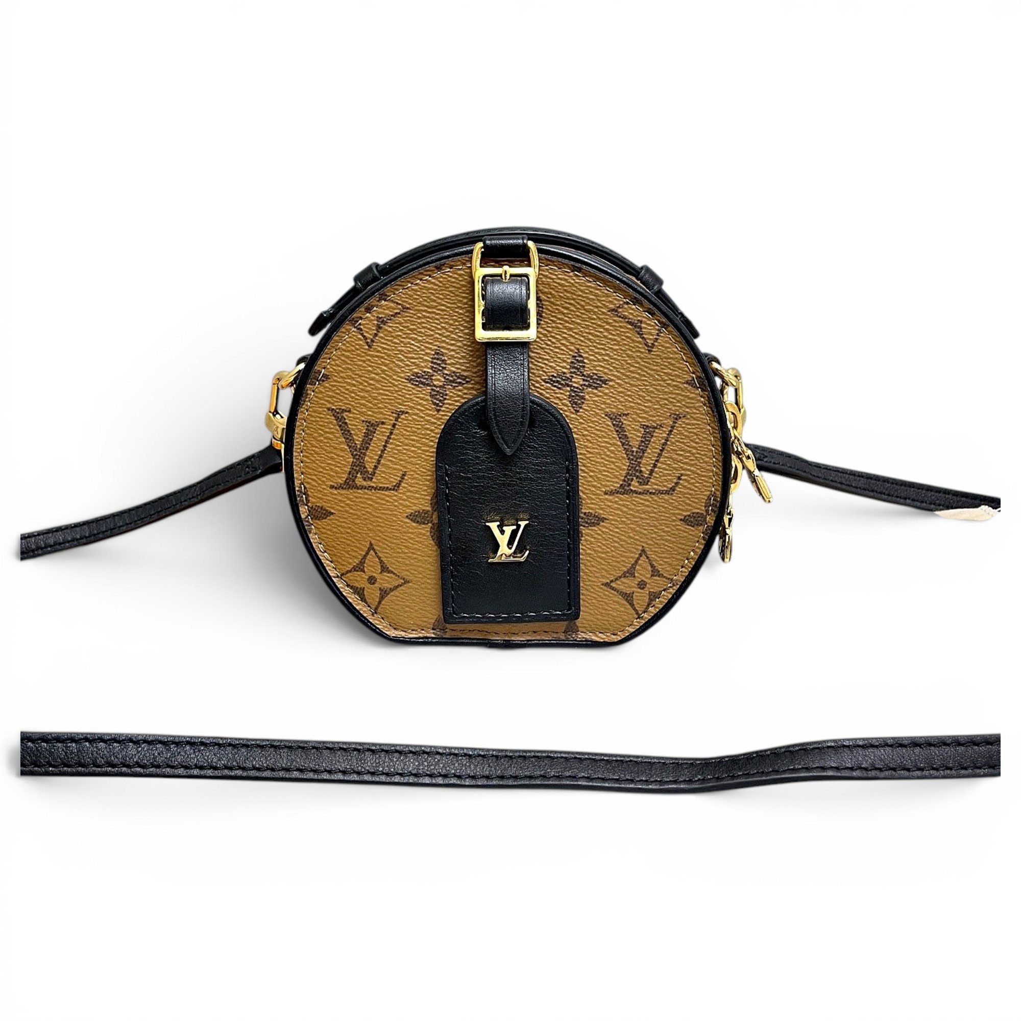 Boîte chapeau souple leather handbag
