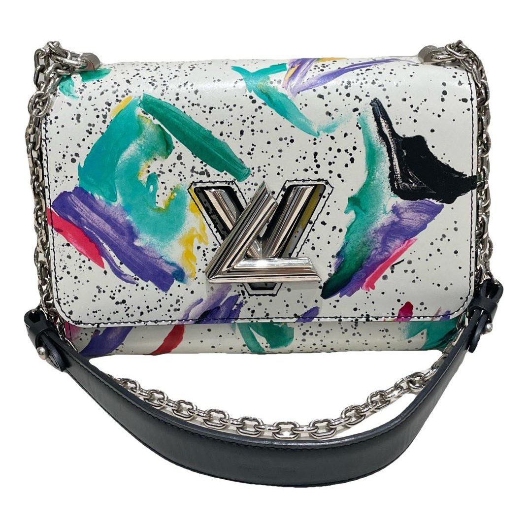 Twist leather crossbody bag
