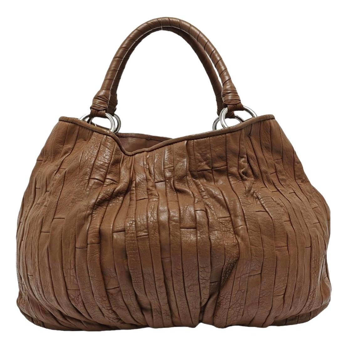 Leather handbag