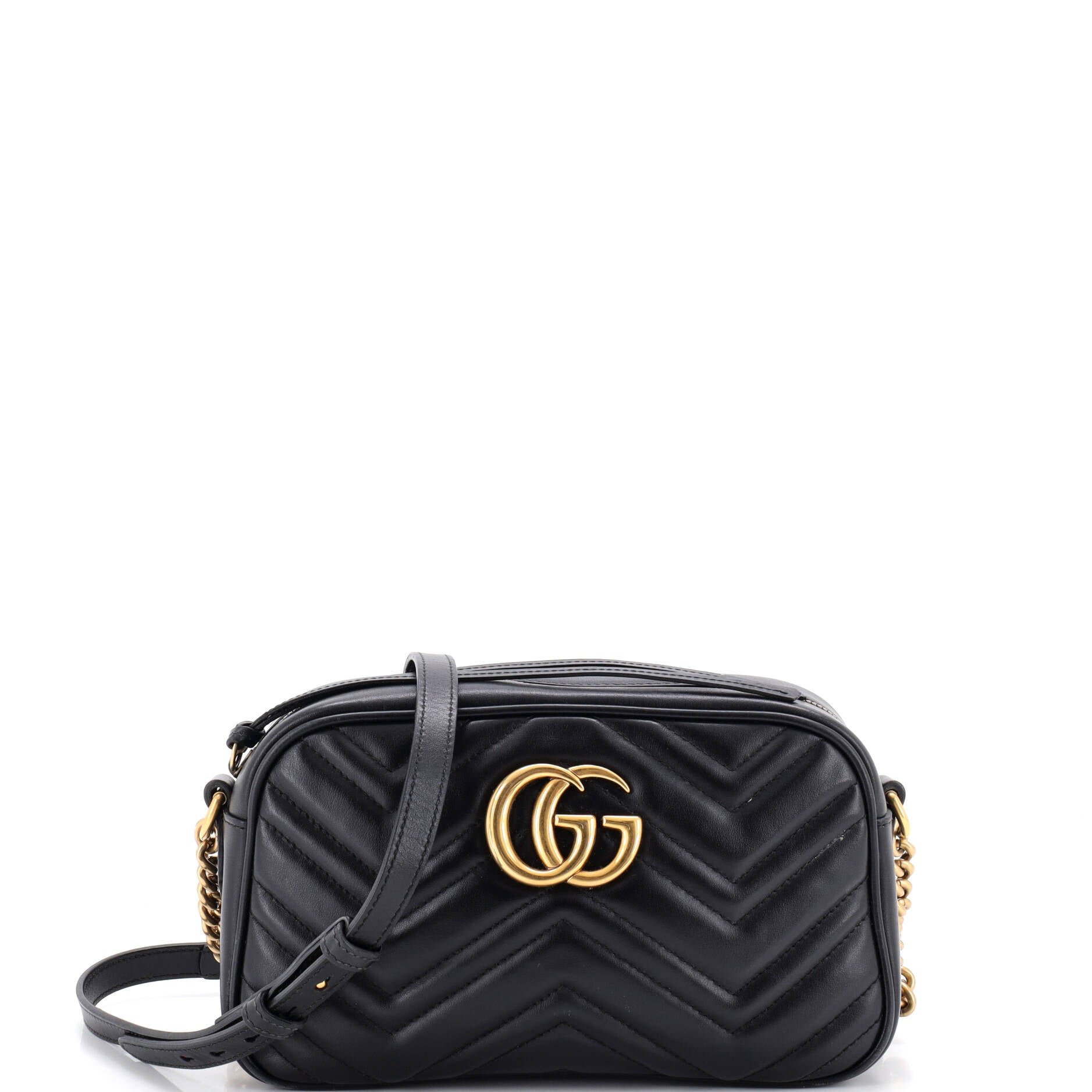 GG Marmont Shoulder Bag Matelasse Leather Small