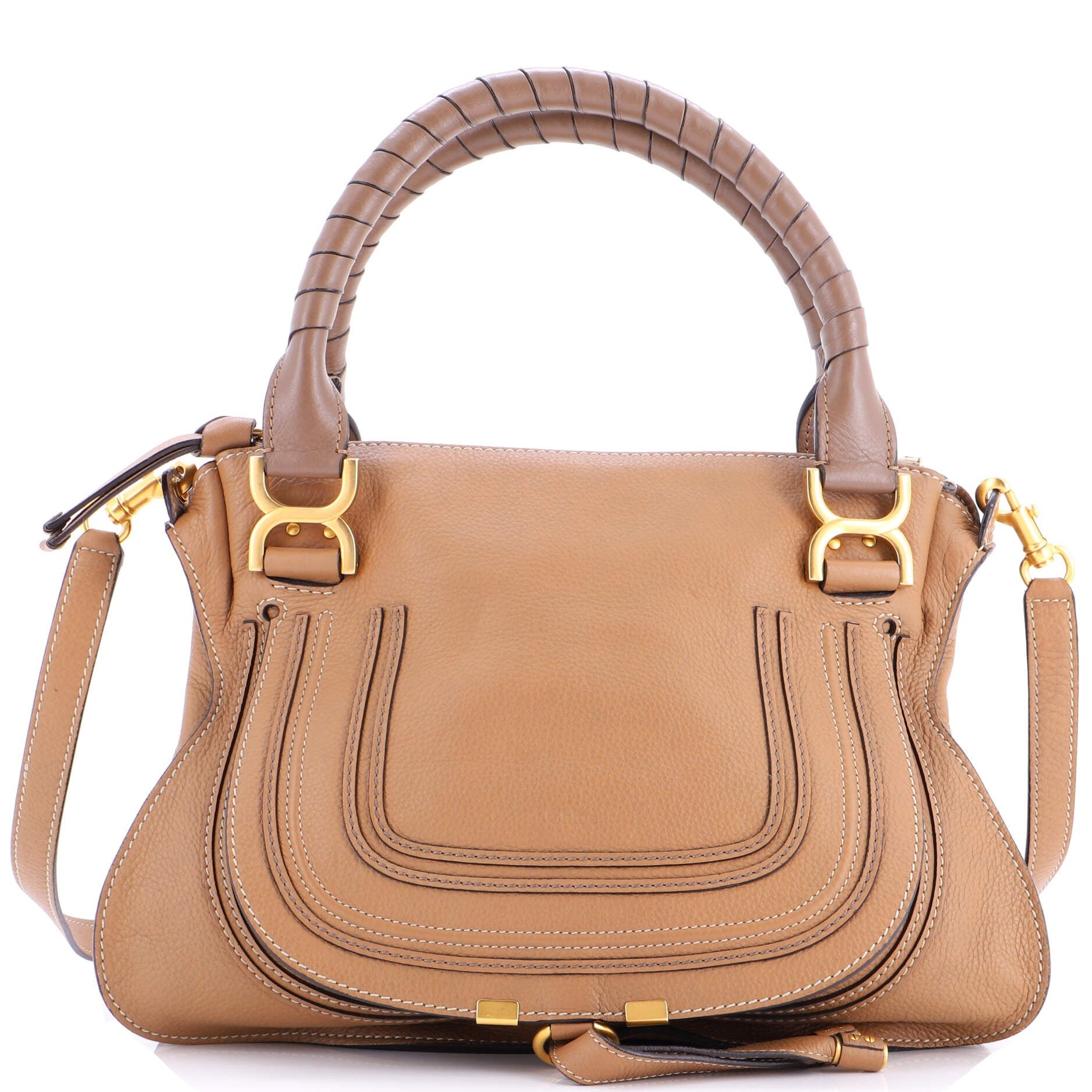 Chloe Marcie Satchel Leather Medium